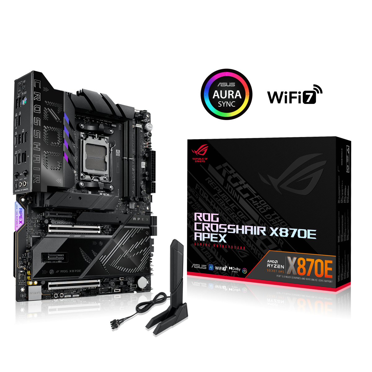 ASUS ROG CROSSHAIR X870E APEX Gaming Mainboard Sockel AMD AM5 