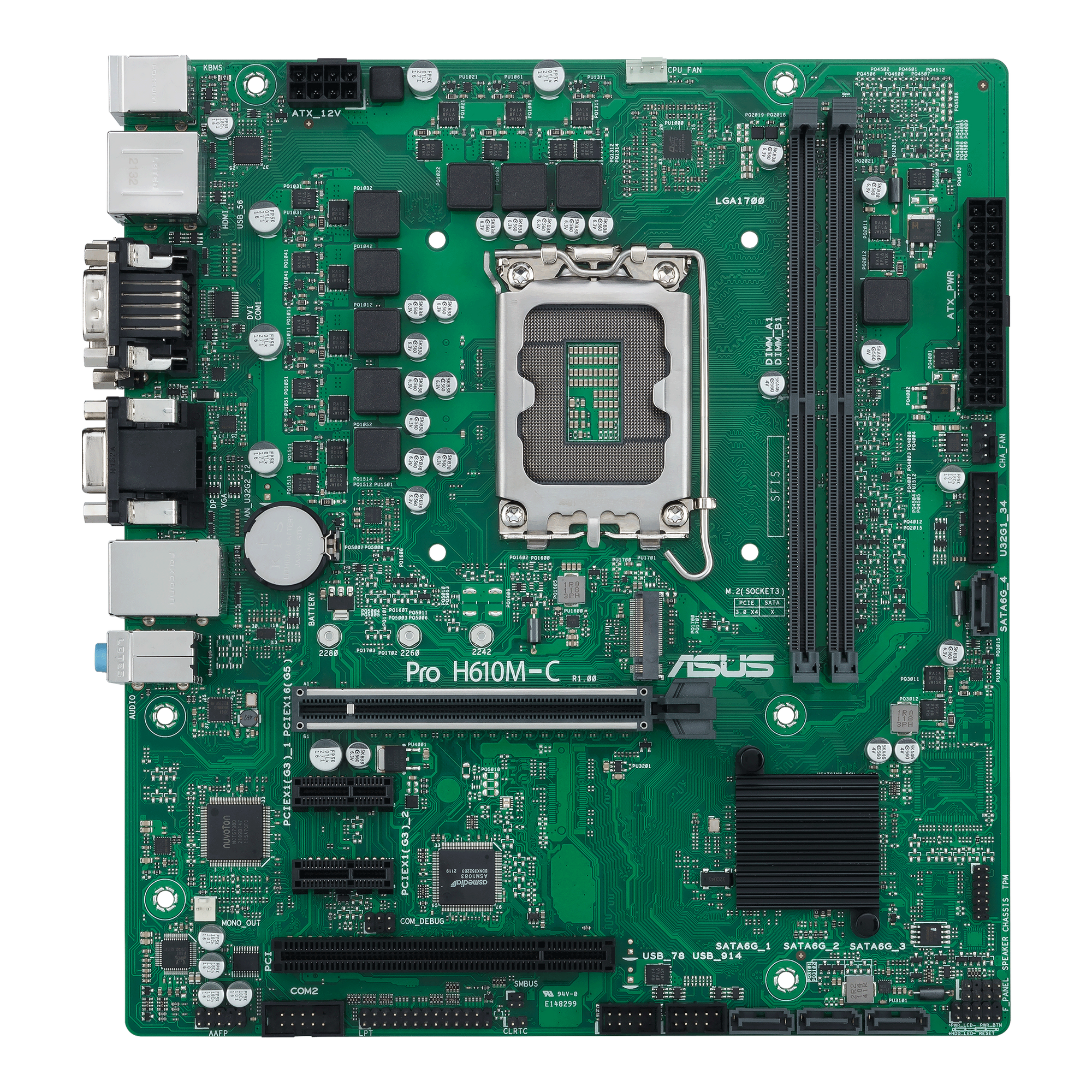 ASUS PRIME H610M-C-CSM Business-Mainboard Sockel Intel LGA 1700 thumbnail 5