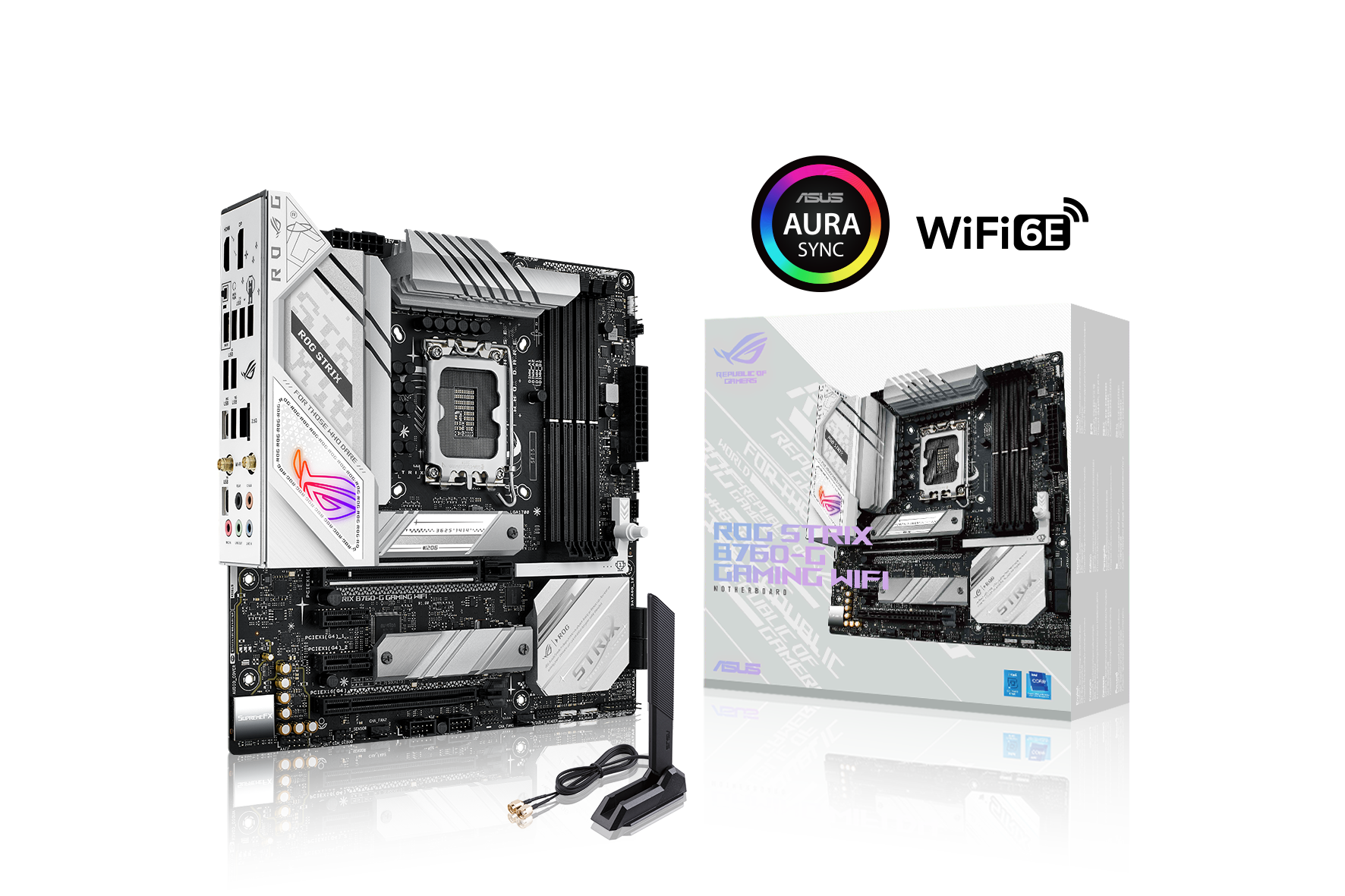 ASUS ROG STRIX B760-G GAMING WIFI Mainboard Sockel Intel LGA 1700 1