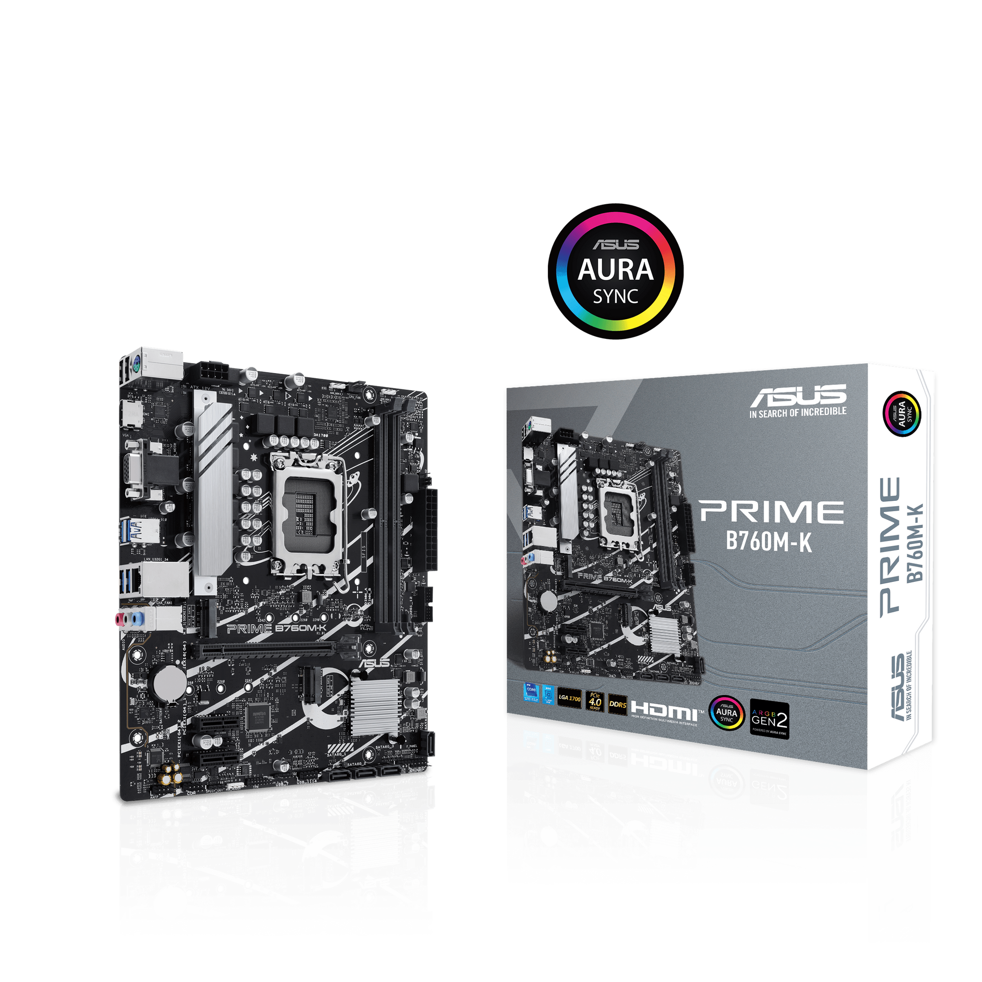 ASUS PRIME B760M-K Gaming Mainboard Sockel Intel LGA 1700