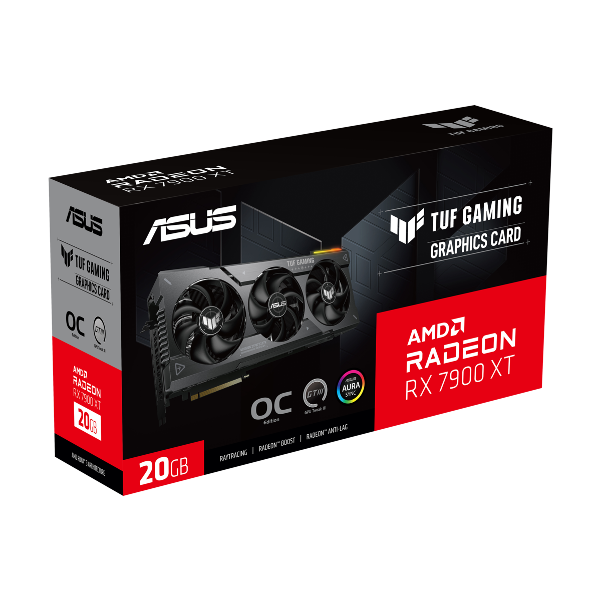 ASUS TUF Gaming AMD Radeon RX 7900 XT OC Edition 20GB GDDR6 Gaming Grafikkarte thumbnail 5