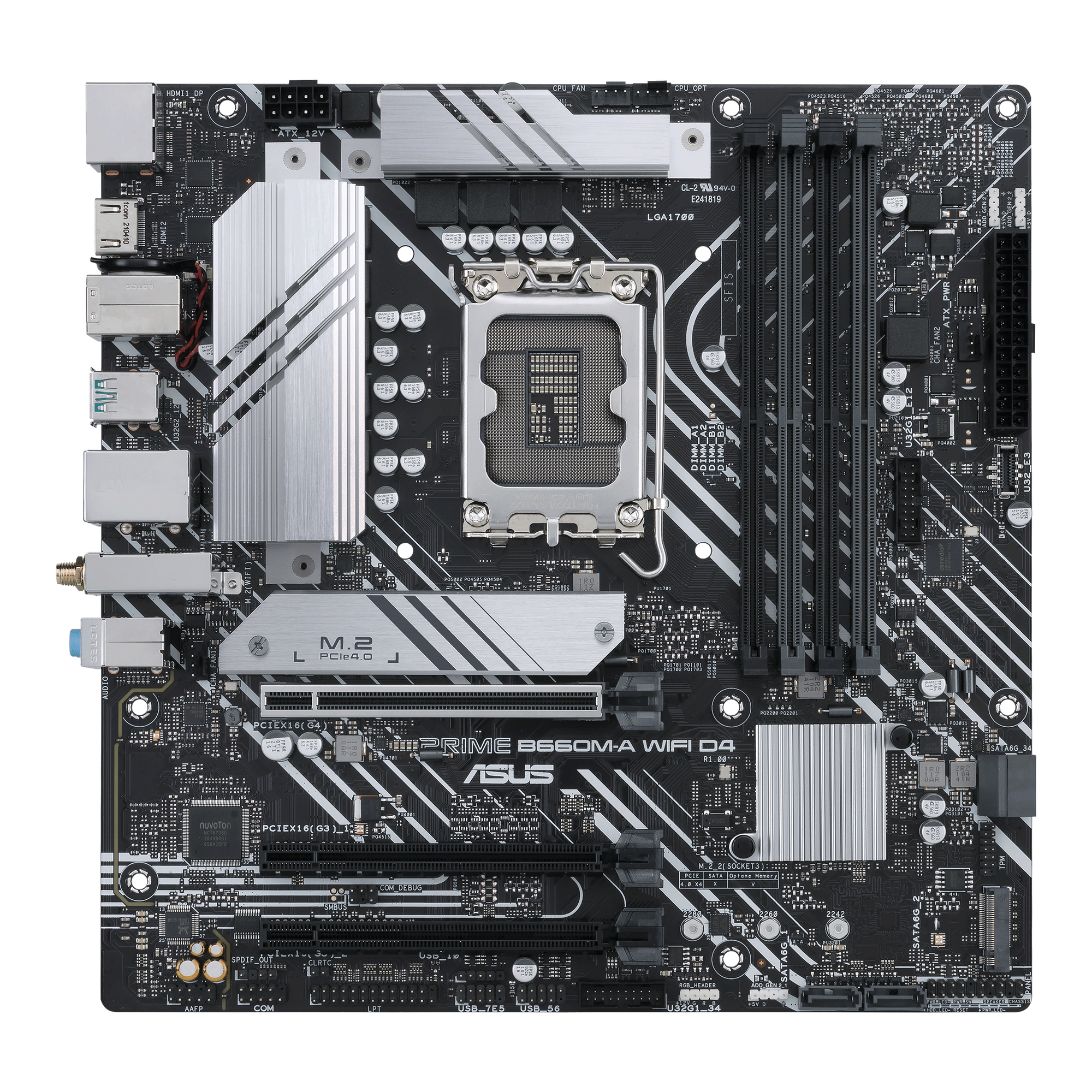 ASUS PRIME B660M-A WIFI D4 Gaming Mainboard Sockel Intel LGA 1700 2