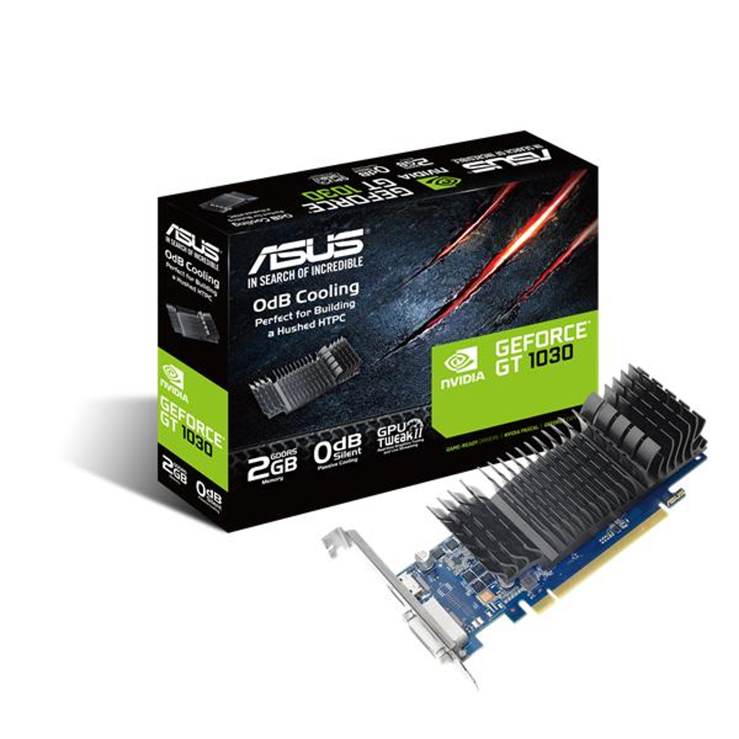 ASUS GeForce GT1030-SL-2G-BRK Low-Profile Grafikkarte thumbnail 5