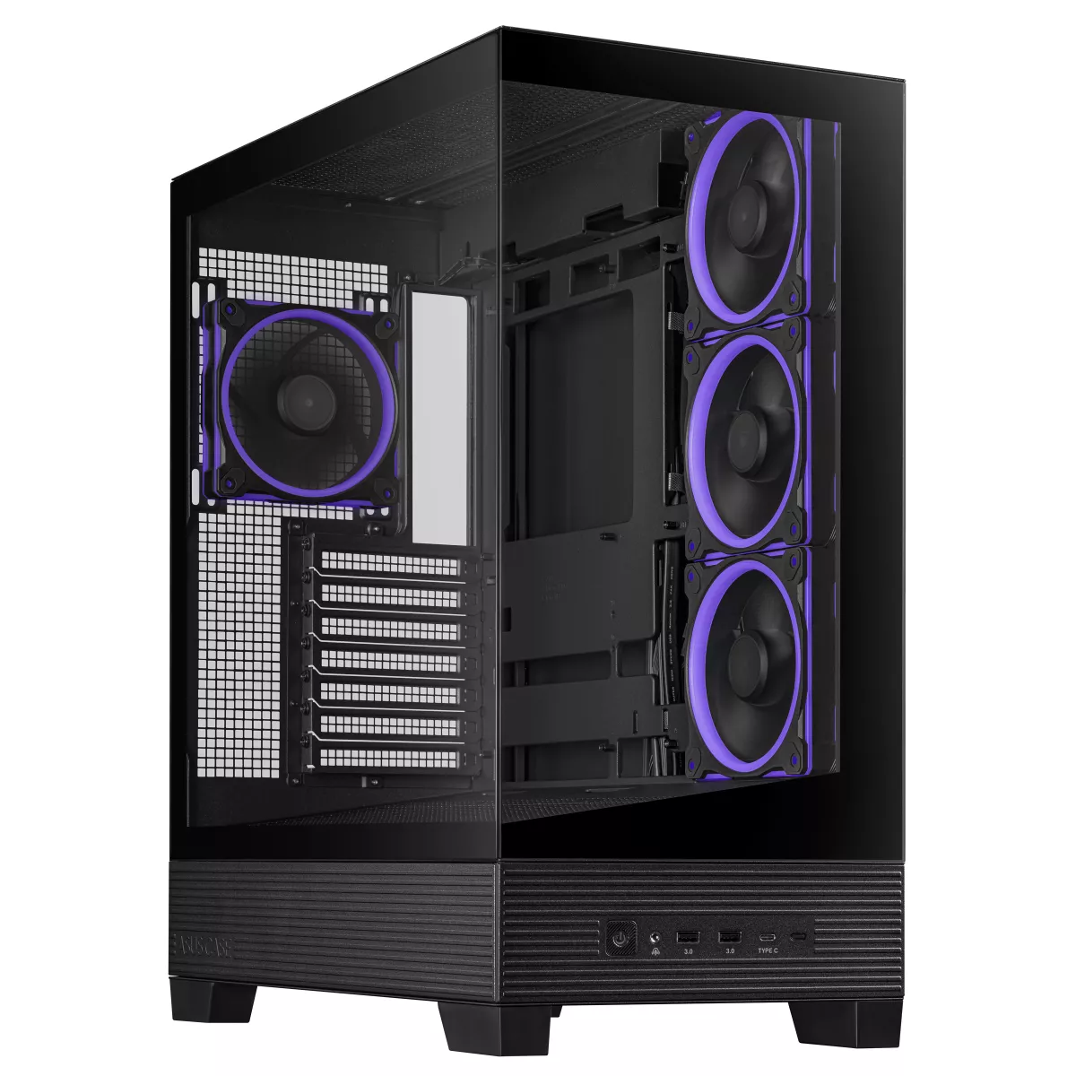 ASUS A31 PLUS TG ARGB Black ATX PC Gehäuse ASUS A31 PLUS TG ARGB Black ATX PC Gehäuse