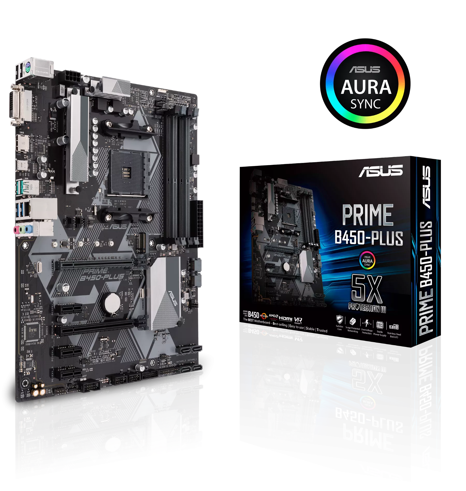 Asus Prime B450-Plus Mainboard Sockel AM4