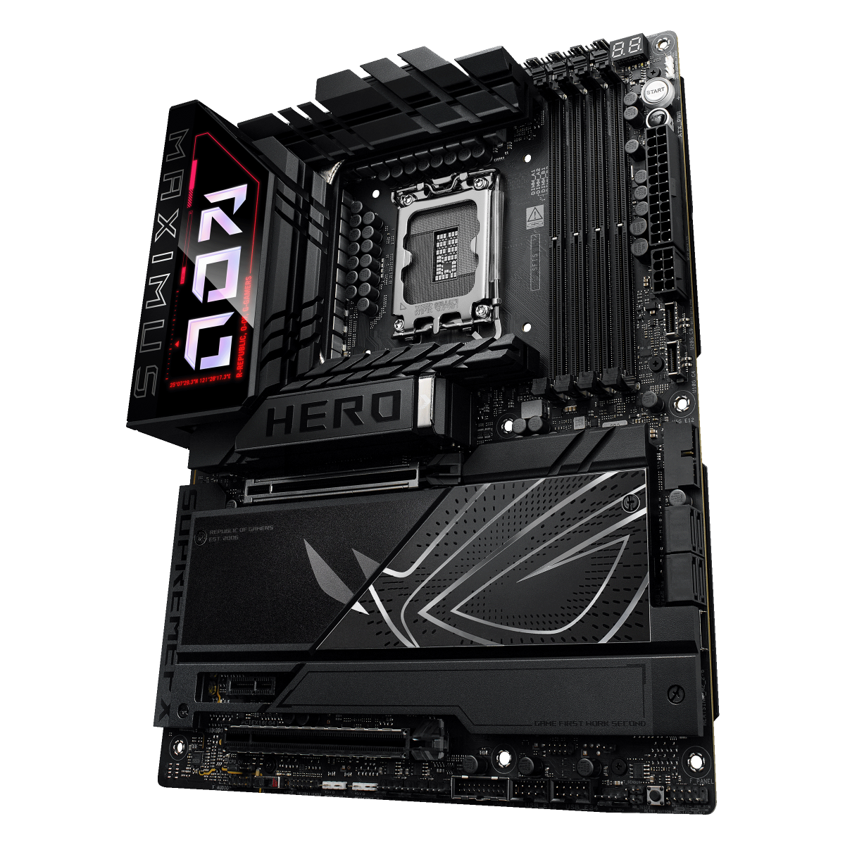 ASUS ROG MAXIMUS Z890 HERO Gaming Mainboard Sockel Intel LGA 1851 thumbnail 4