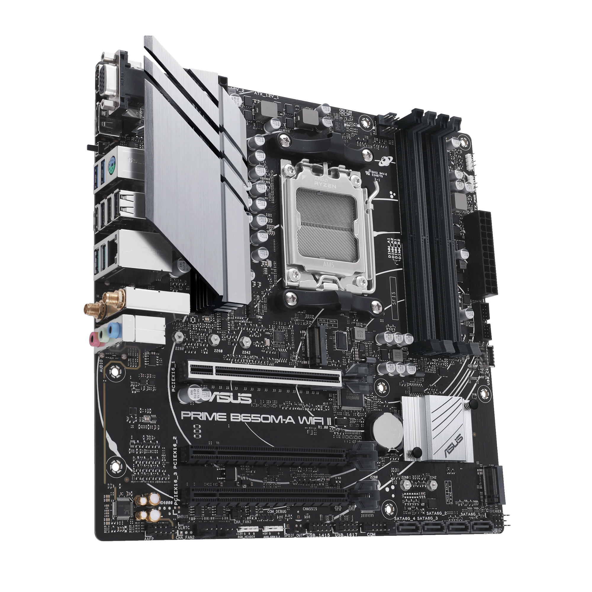 ASUS PRIME B650M-A WIFI II Gaming Mainboard Sockel AMD AM5 thumbnail 6