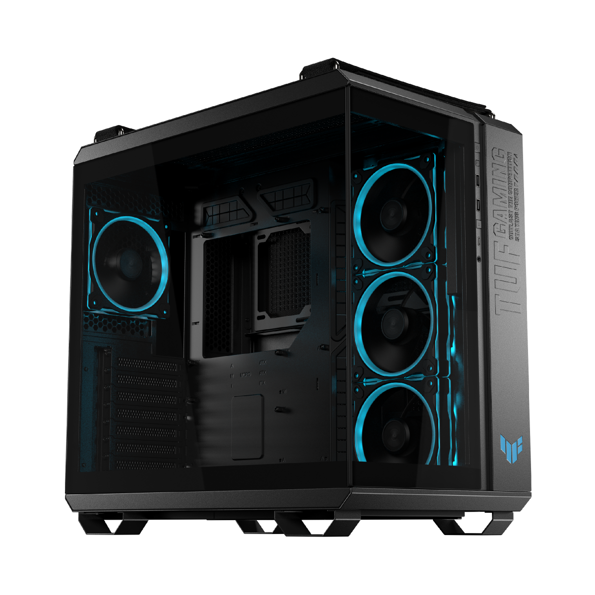 ASUS TUF GAMING GT502 Horizon TG ARGB Black modulares Zweikammer-Gehäuse 