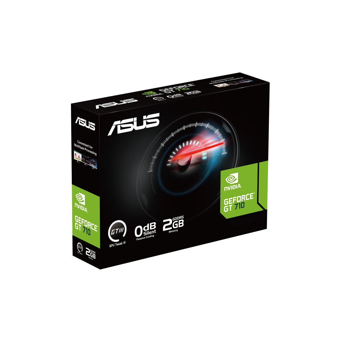 ASUS GeForce GT 710 2GB GDDR5 EVO Low-Profile Grafikkarte thumbnail 6