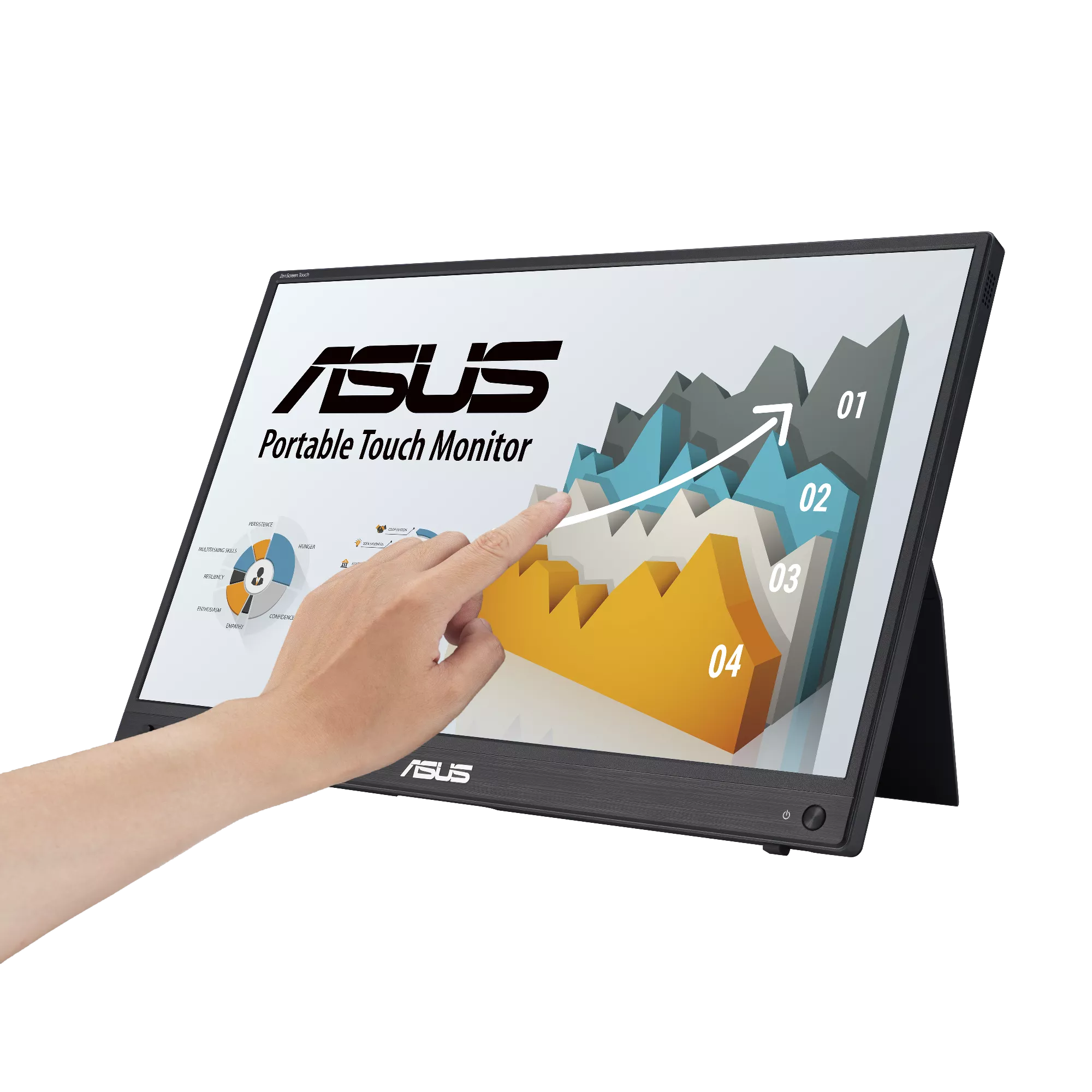 ASUS ZenScreen Touch MB16AHT tragbarer 15,6-Zoll Monitor
