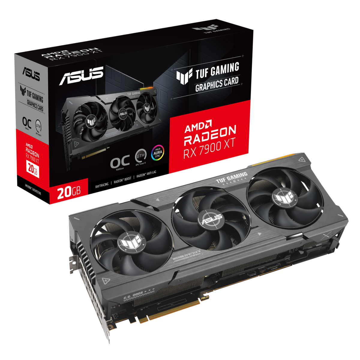 ASUS TUF Gaming AMD Radeon RX 7900 XT OC Edition 20GB Carte graphique de jeu thumbnail 5
