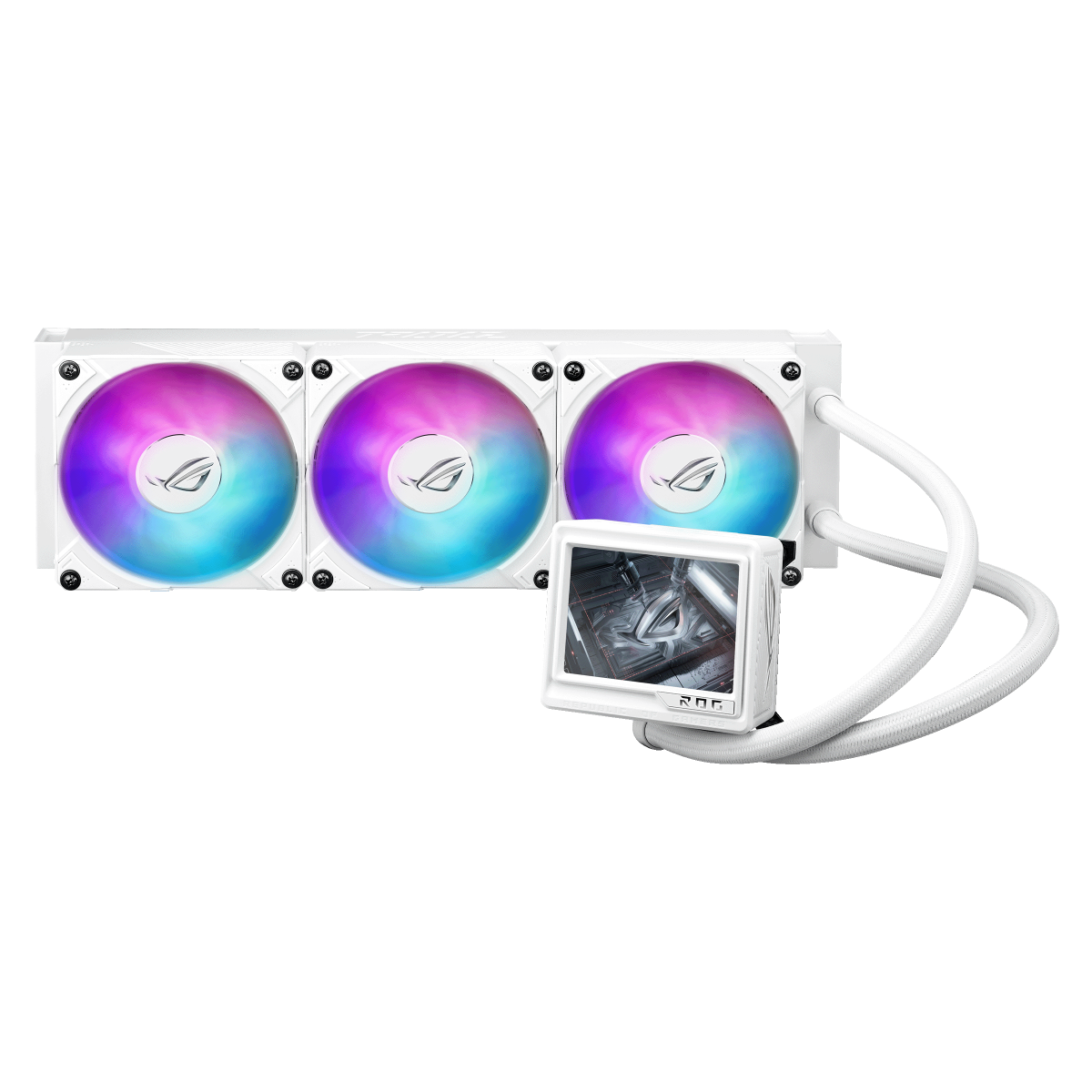 ASUS ROG Ryujin III 360 ARGB Extreme White All-in-One-Flüssig-CPU-Wasserkühlung thumbnail 3