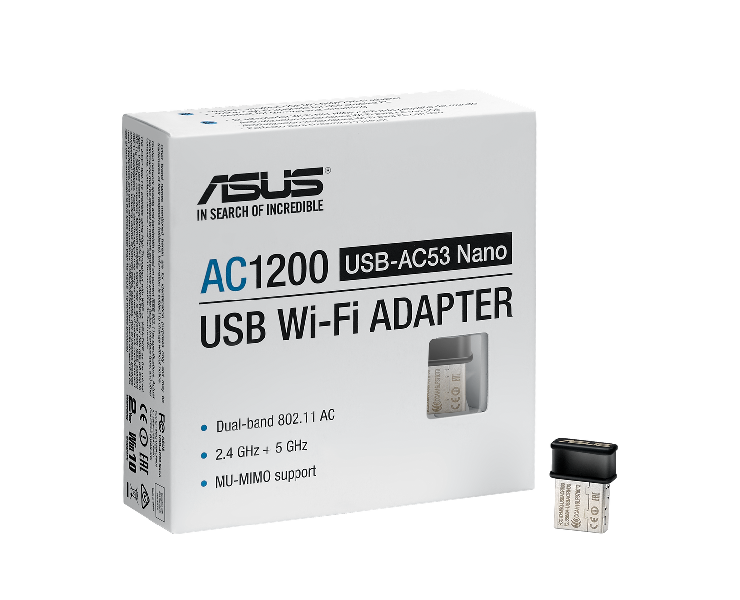 ASUS USB-AC53 Nano AC1200 Dual-Band Wi-Fi USB Stick thumbnail 4