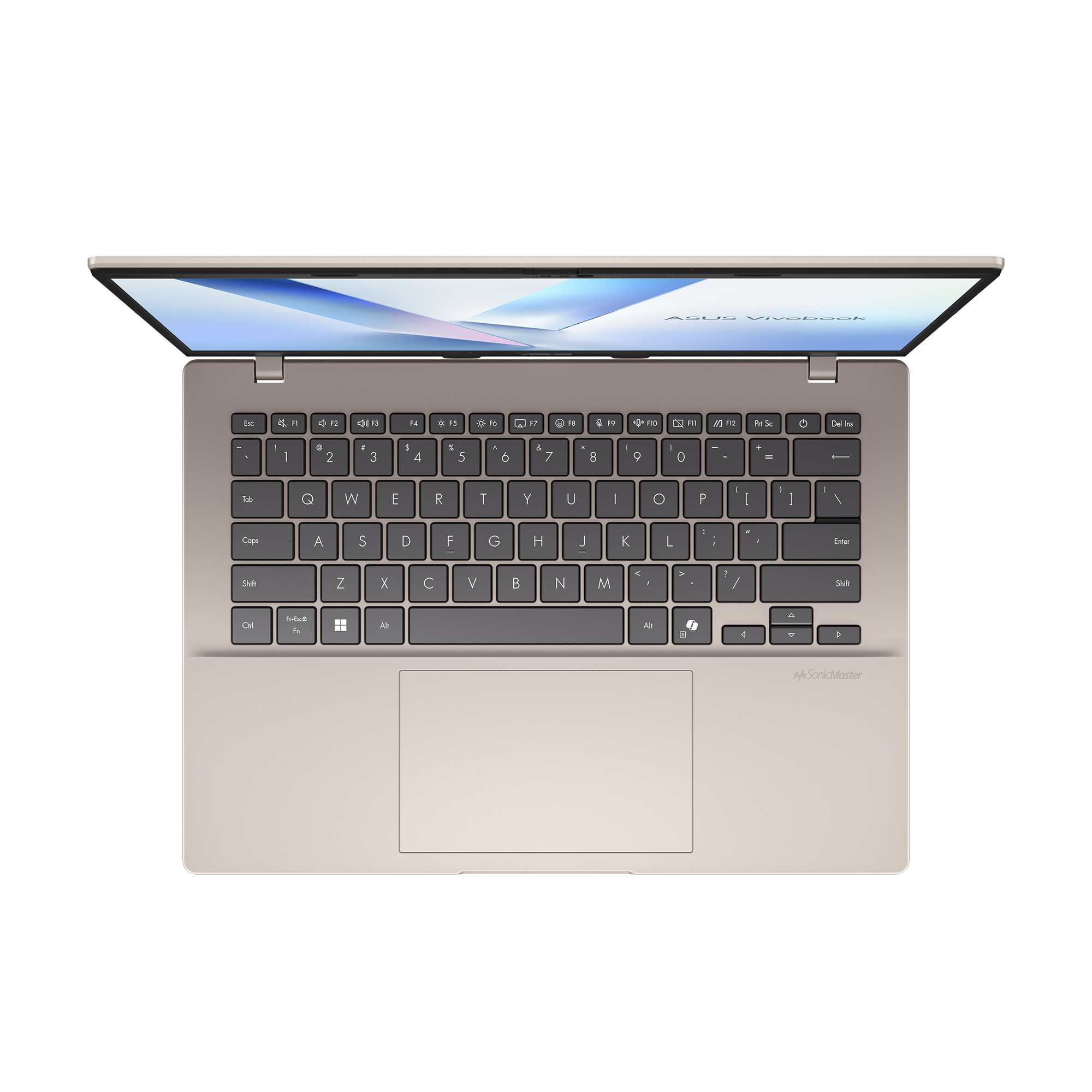 ASUS Vivobook 14 X1407CA Intel Core Ultra 5 225H Laptop 35,6 cm (14") WUXGA 16 GB DDR5-SDRAM 512 GB SSD Wi-Fi 6 (802.11ax) Windows 11 Home Gold, Platin thumbnail 5