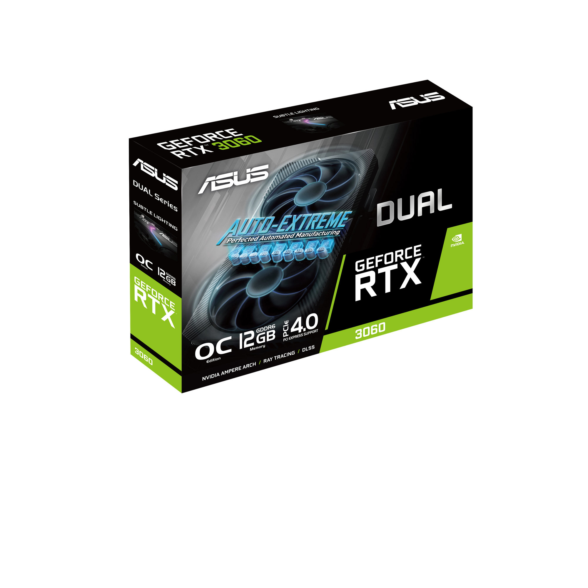 ASUS GeForce Dual RTX 3060 12GB V2 OC Edition Gaming Grafikkarte thumbnail 3