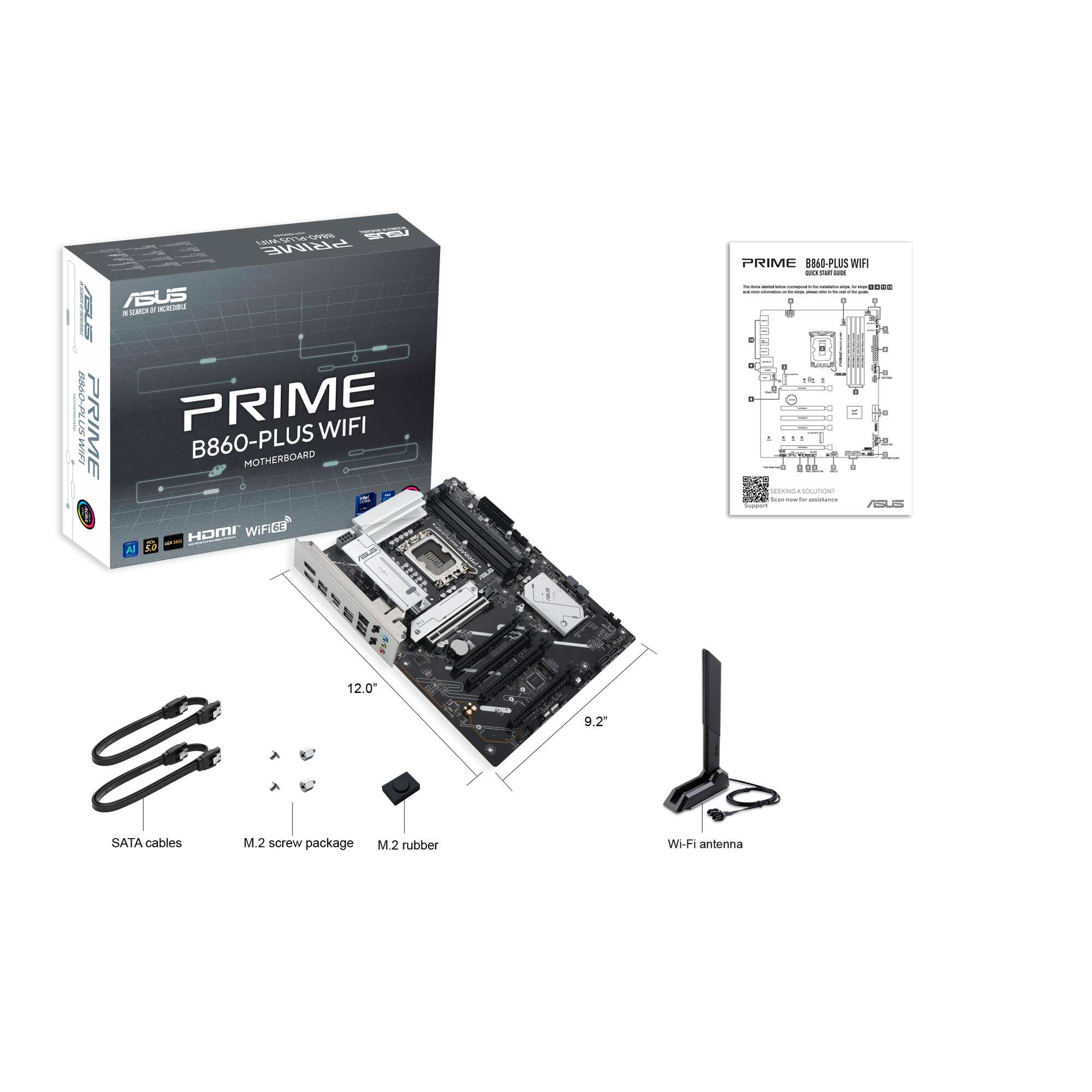 ASUS PRIME B860-PLUS WIFI Intel B860 LGA 1851 (Socket V1) ATX thumbnail 5