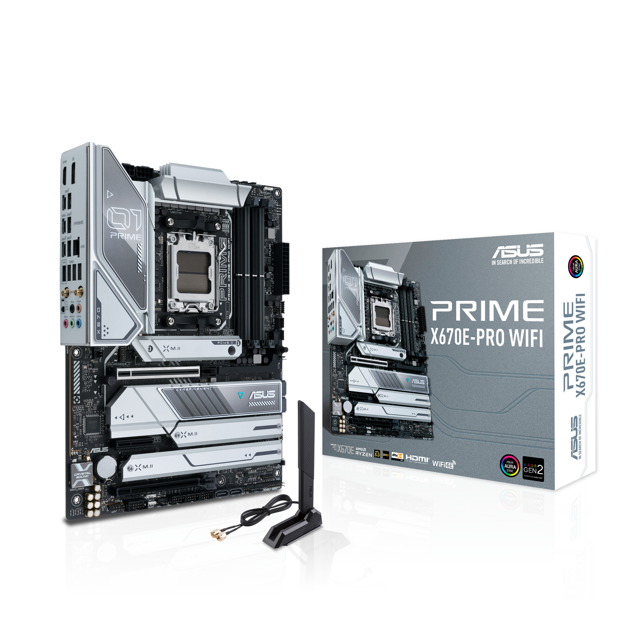 ASUS PRIME X670E-PRO WIFI Gaming Mainboard Sockel AMD AM5