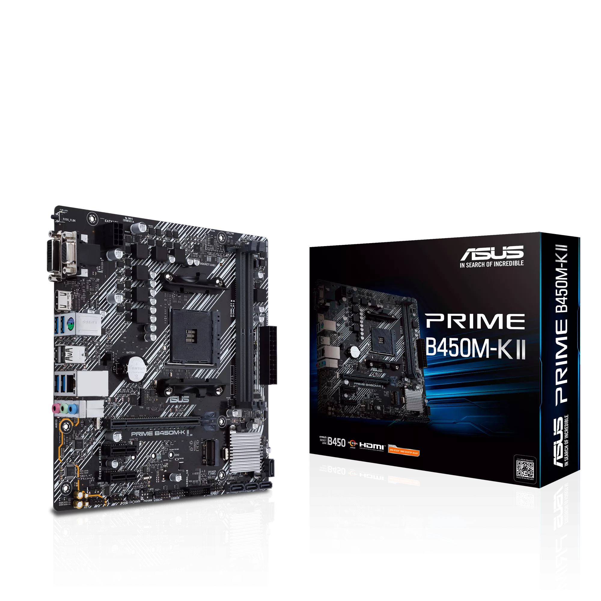 Asus Prime B450M-K II Mainboard Sockel AM4