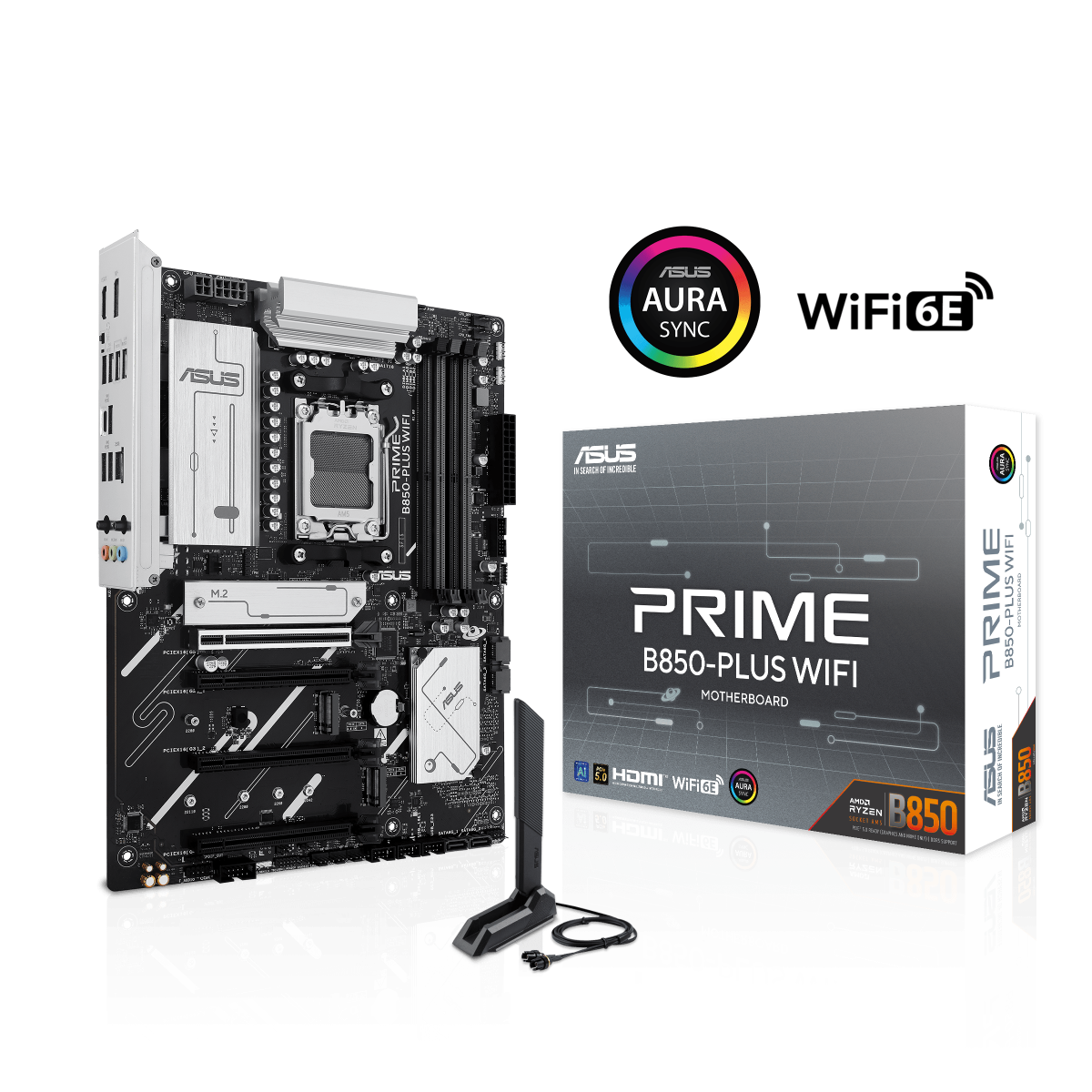 ASUS PRIME B850-PLUS WIFI Gaming Mainboard Sockel AMD AM5 