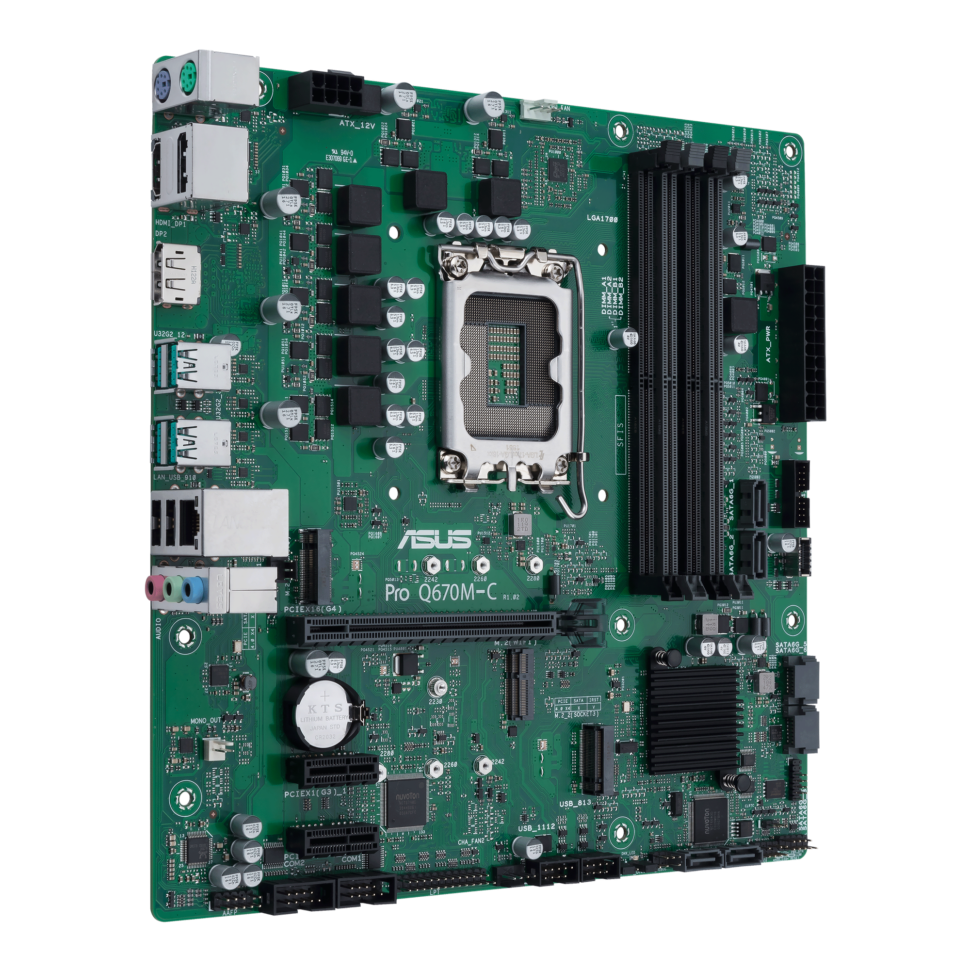 ASUS Pro Q670M-C-CSM Business-Mainboard Sockel Intel LGA 1700 thumbnail 3