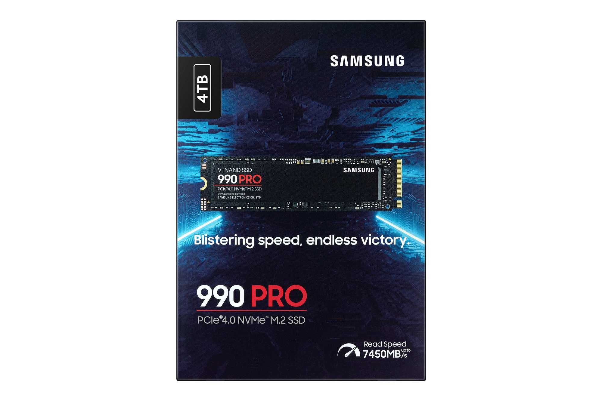 Samsung 990 PRO 4 TB PCIe 4.0 NVMe™ M.2 (2280) Internes Solid State Drive (SSD) (MZ-V9P4T0BW) 2