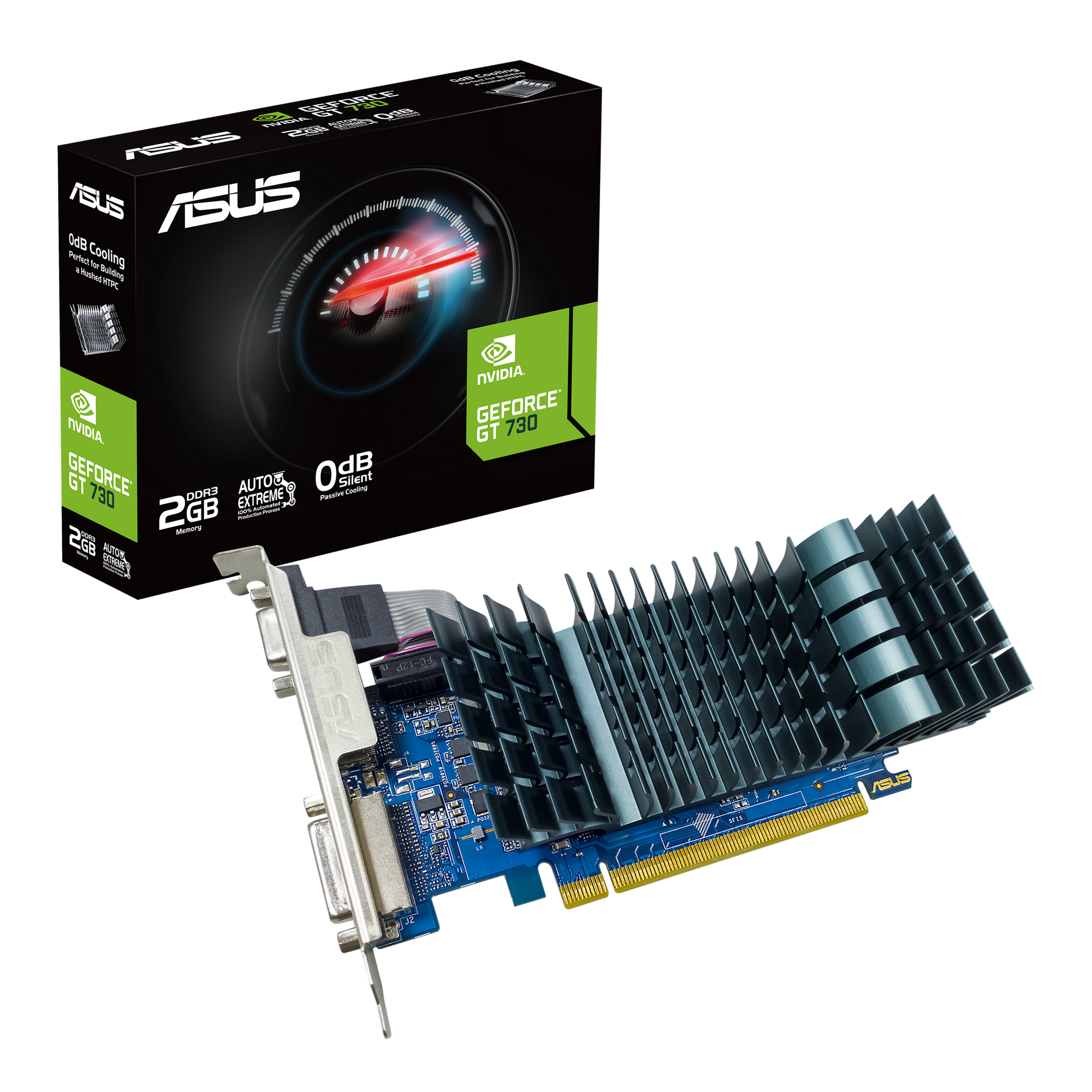 ASUS GeForce GT 730 2GB DDR3 EVO profil bas Carte graphique thumbnail 4