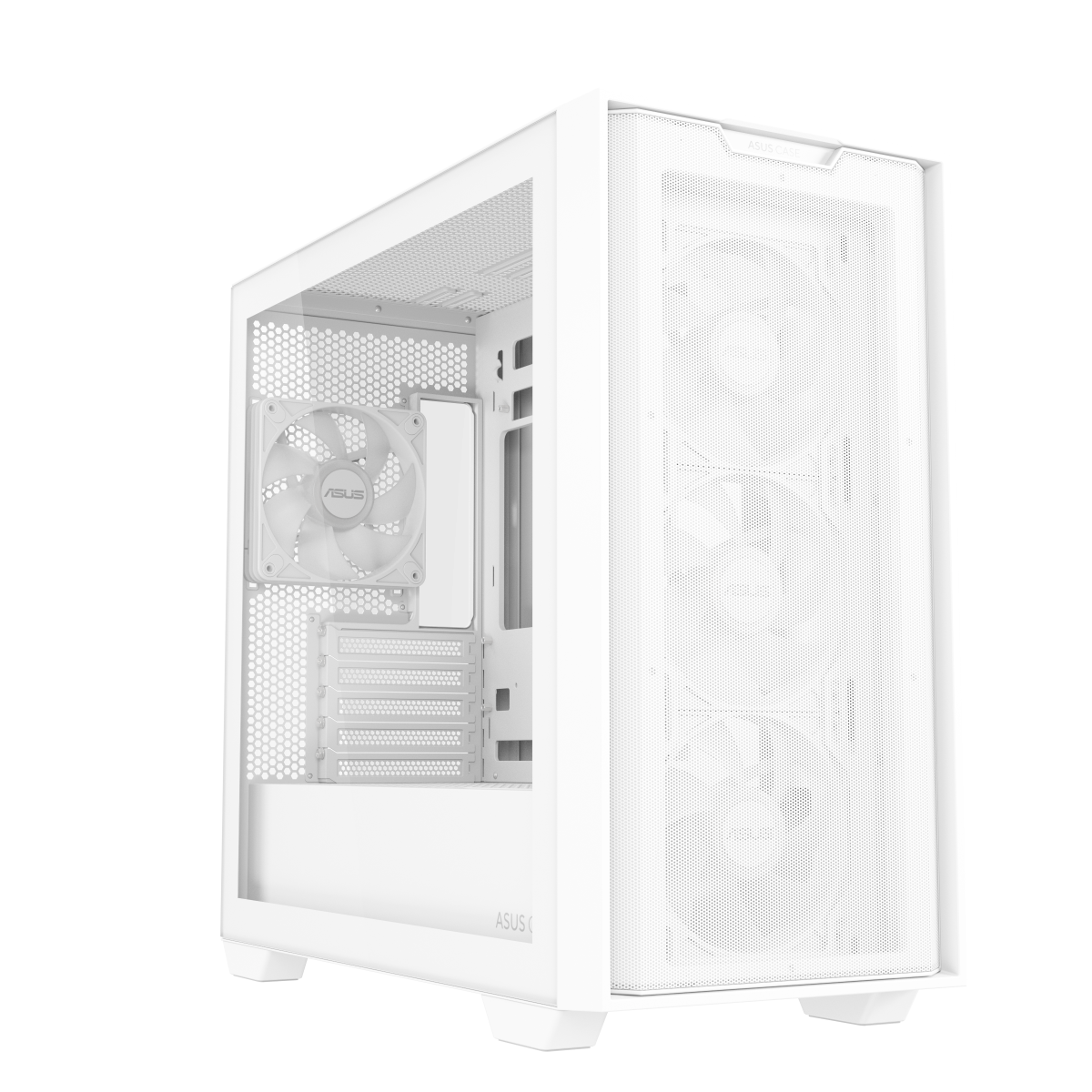 ASUS A21 PLUS TG ARGB White microATX PC Gehäuse 