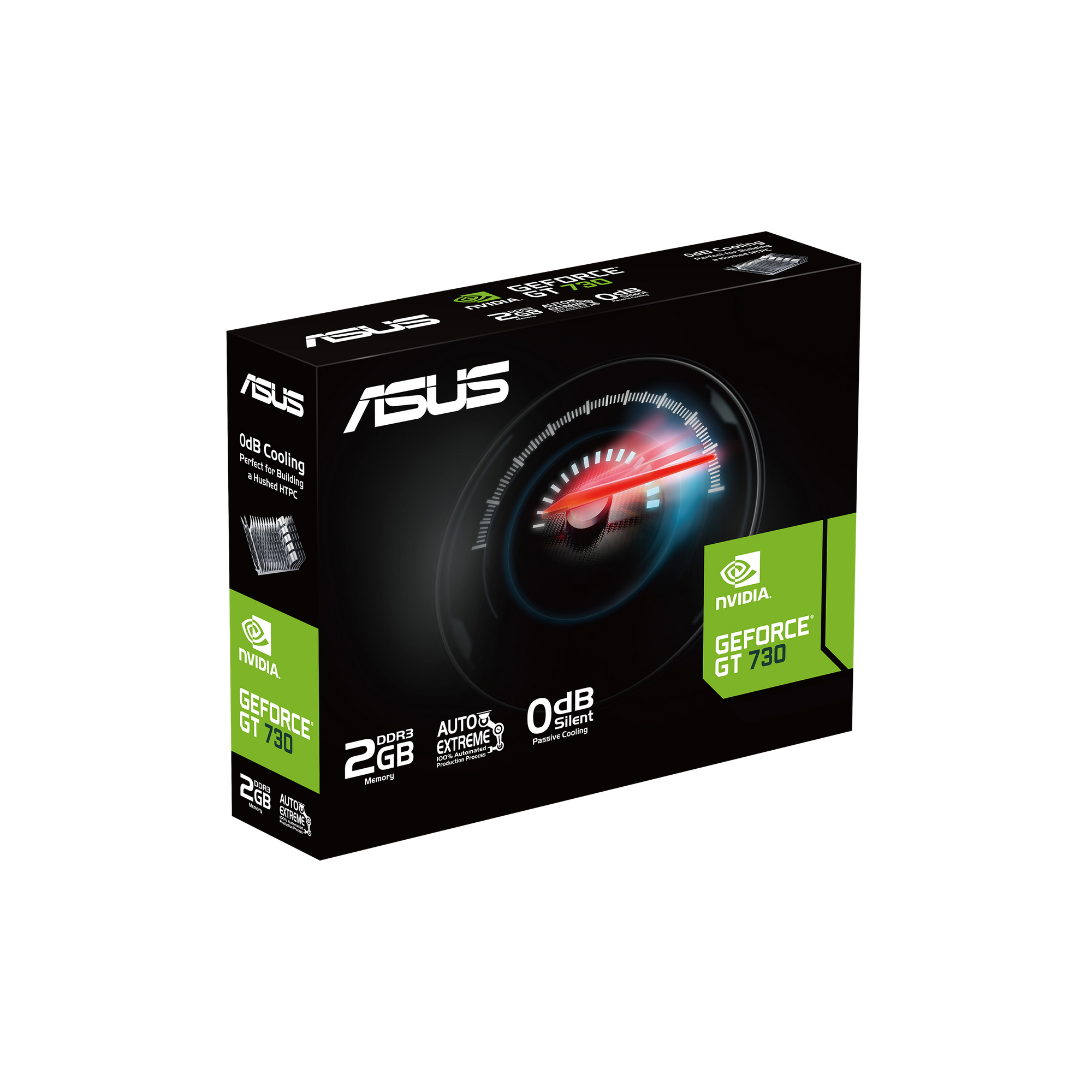 ASUS GeForce GT 730 2GB DDR3 EVO profil bas Carte graphique thumbnail 3