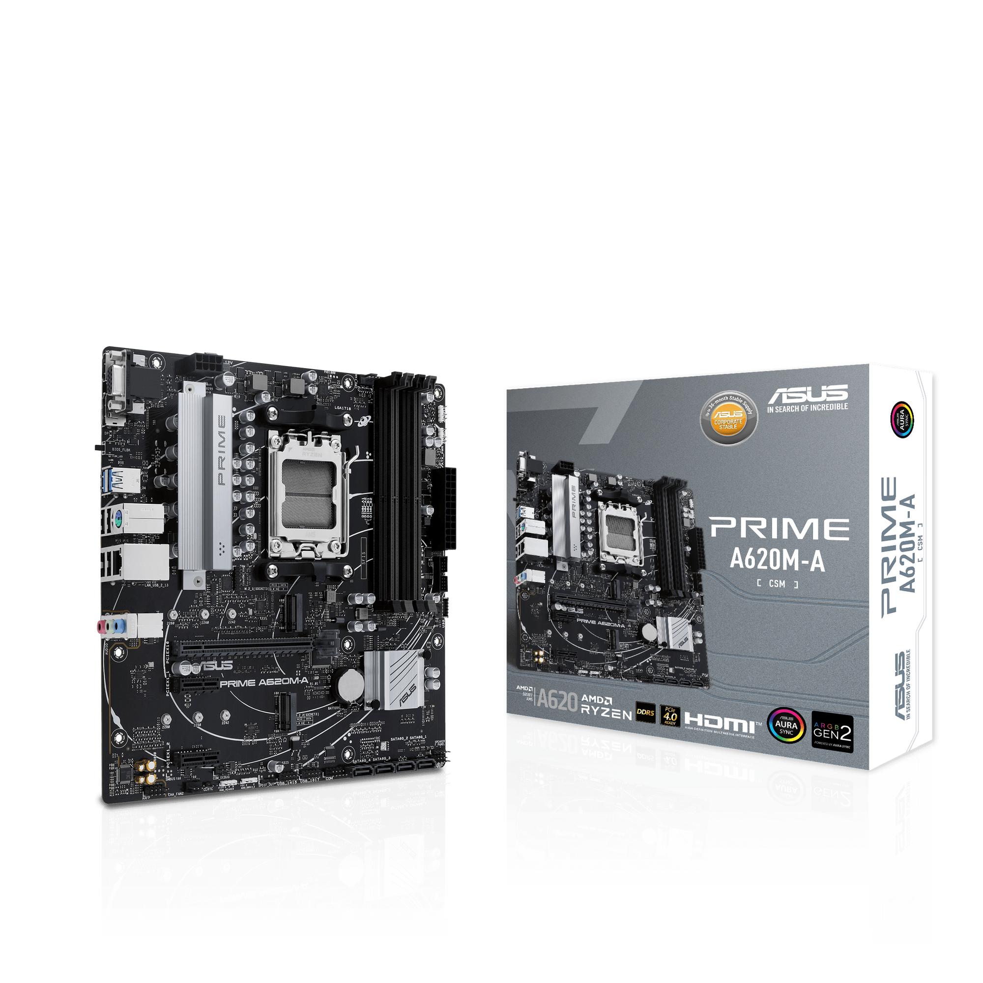 ASUS Prime A620M-A-CSM Mainboard Sockel AMD A620 thumbnail 5