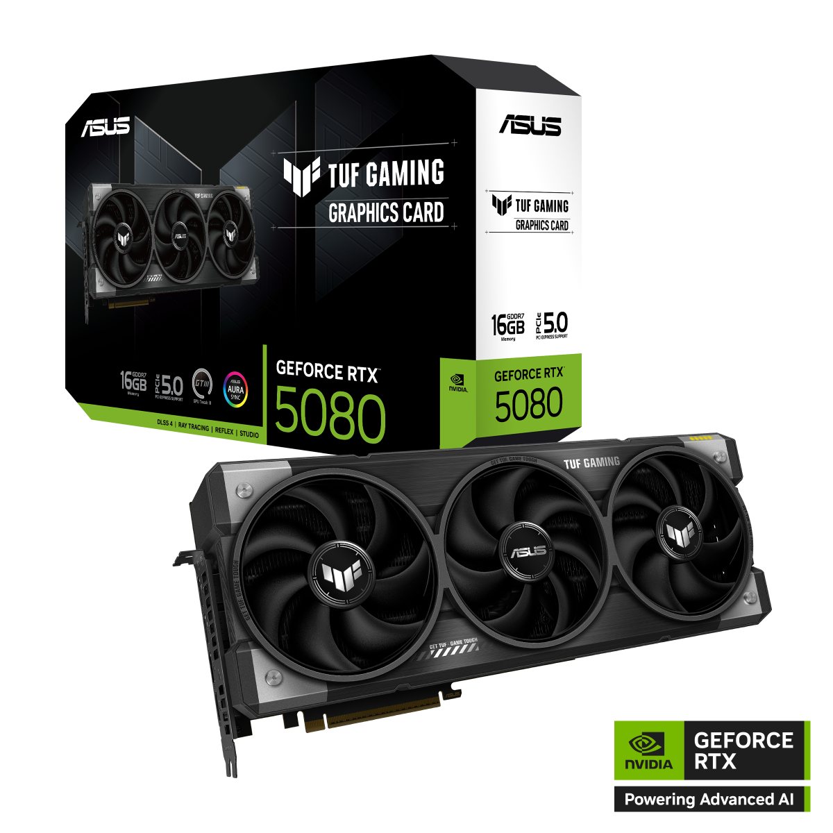 ASUS TUF Gaming GeForce RTX 5080 16GB GDDR7 Gaming Grafikkarte