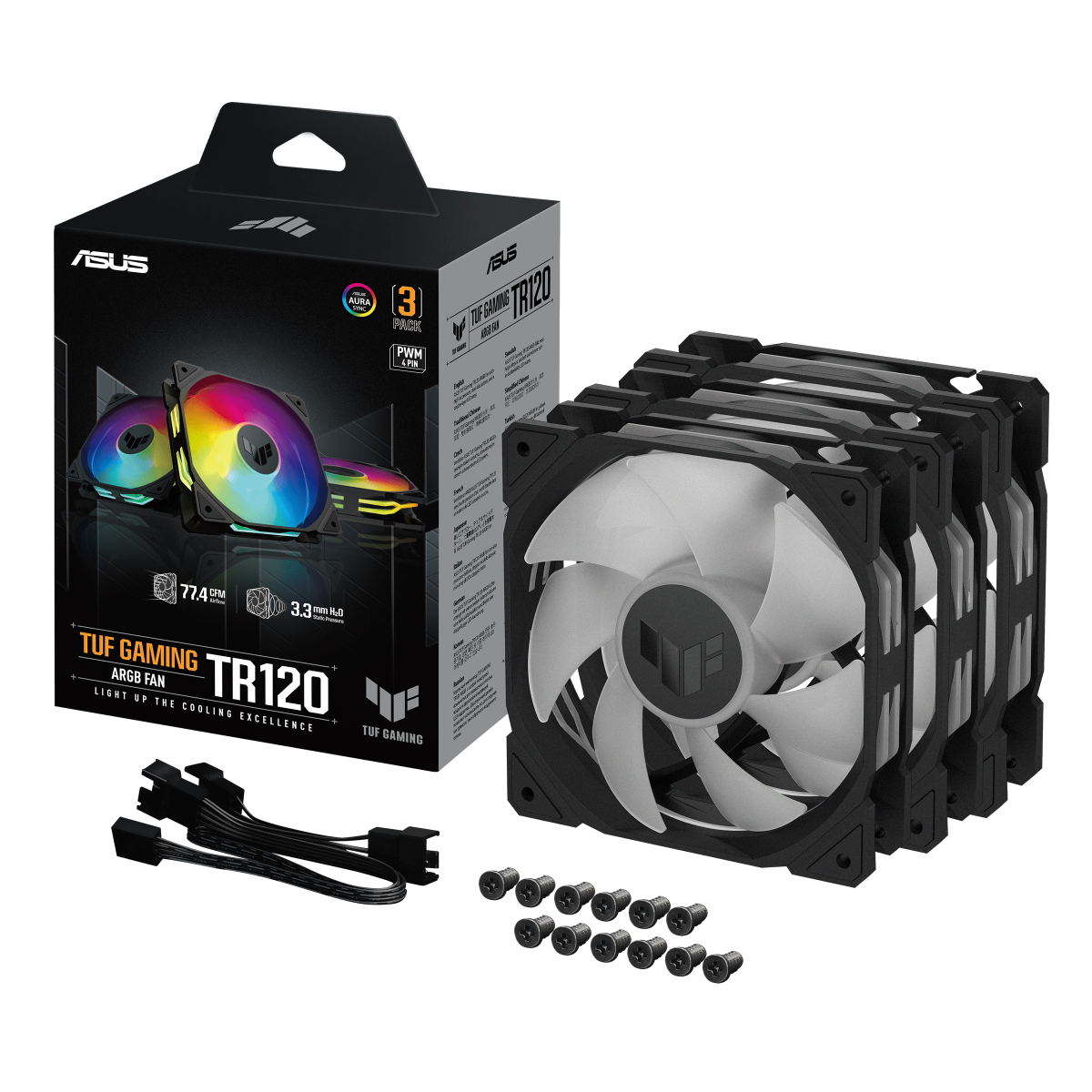 TUF Gaming TR120 ARGB Fan - Triple Pack 1