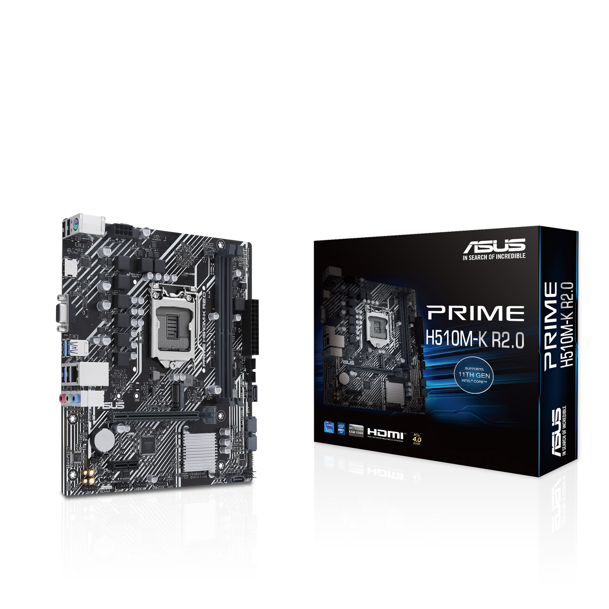 ASUS Prime H510M-K R2.0 motherboard socket Intel LGA 1200 1