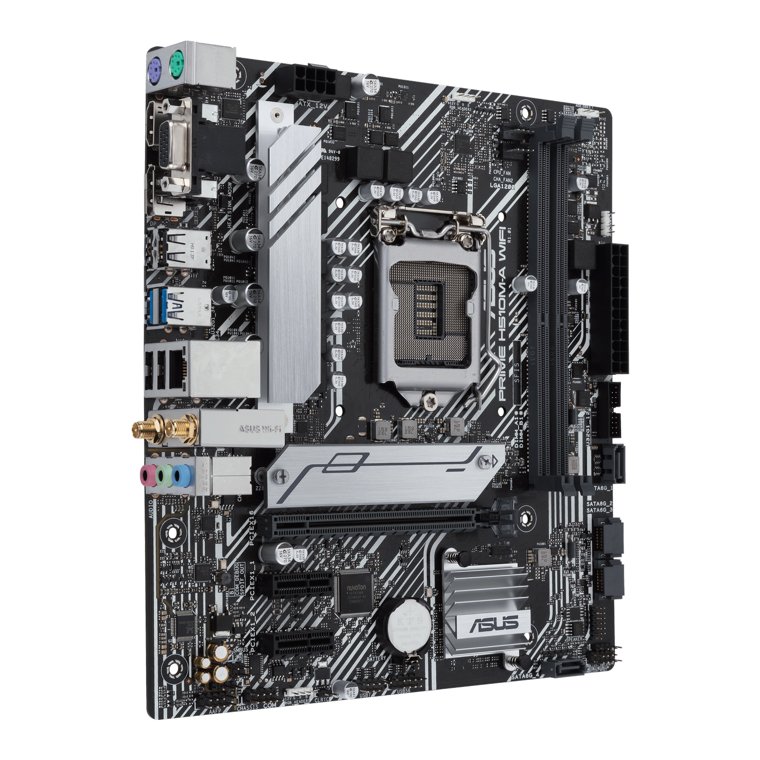 ASUS Prime H510M-A WIFI Mainboard Sockel Intel LGA 1200 thumbnail 3