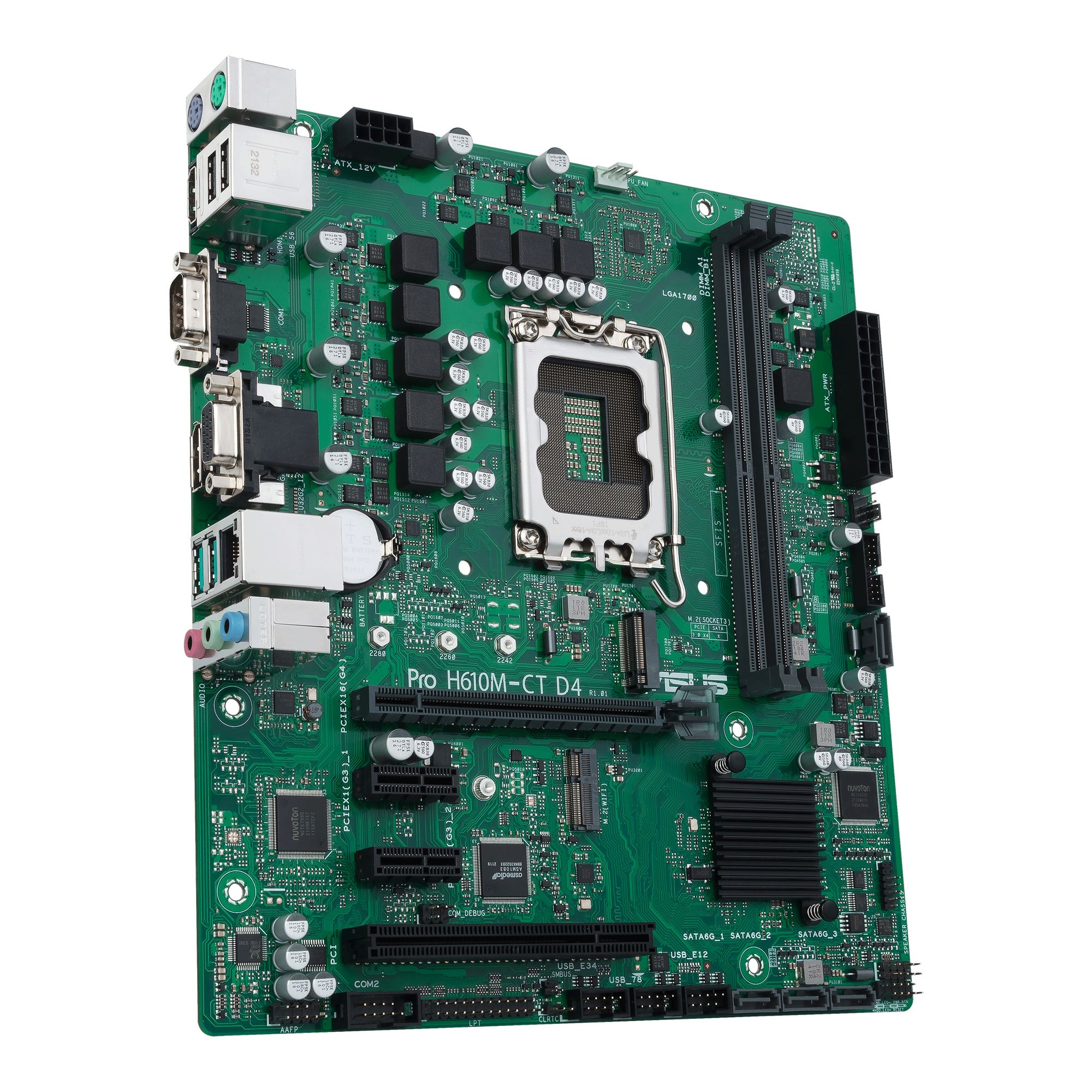 ASUS Pro H610M-C D4-CSM Business Mainboard Sockel Intel LGA 1700 thumbnail 5