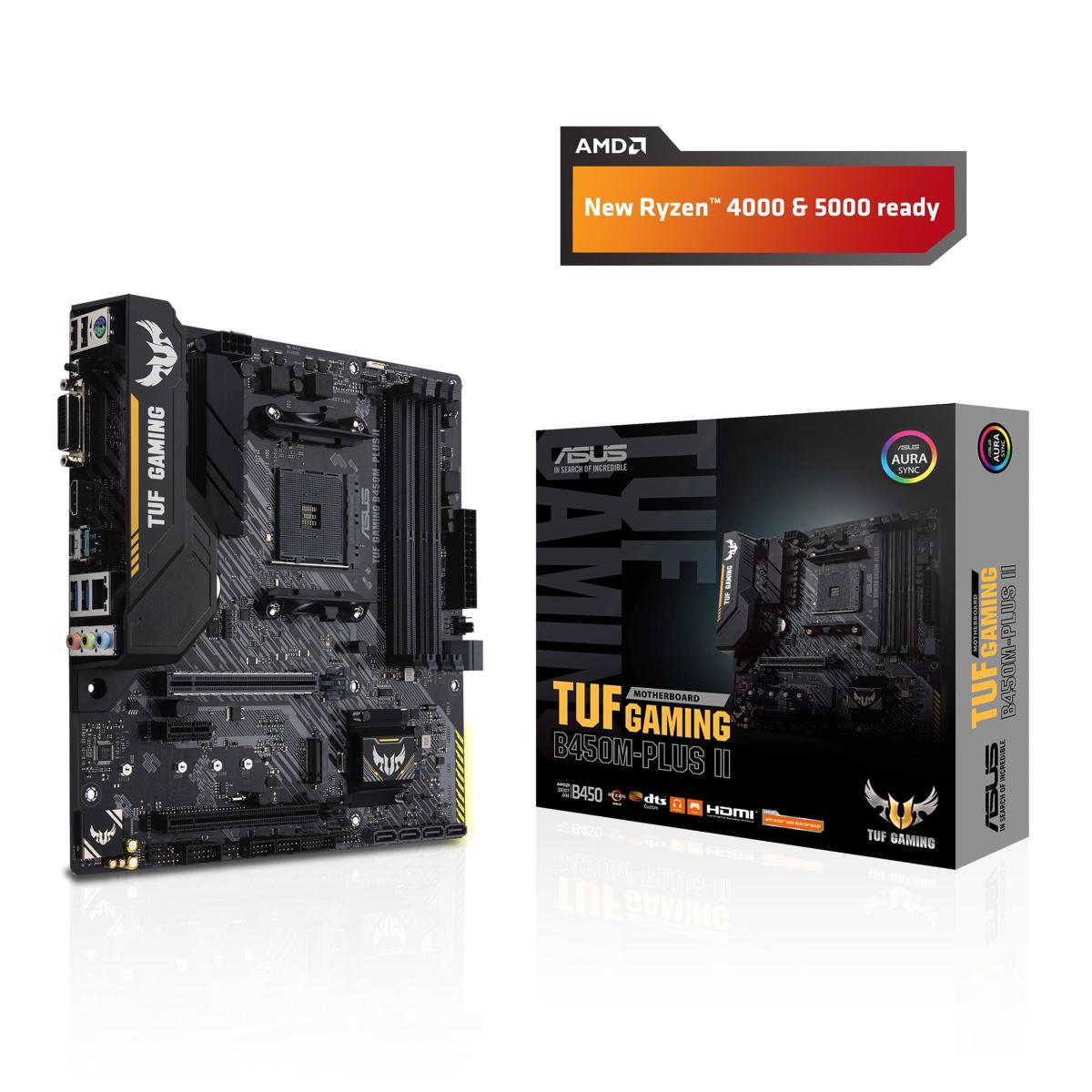 ASUS TUF Gaming B450M-Plus II Mainboard Sockel AM4 1