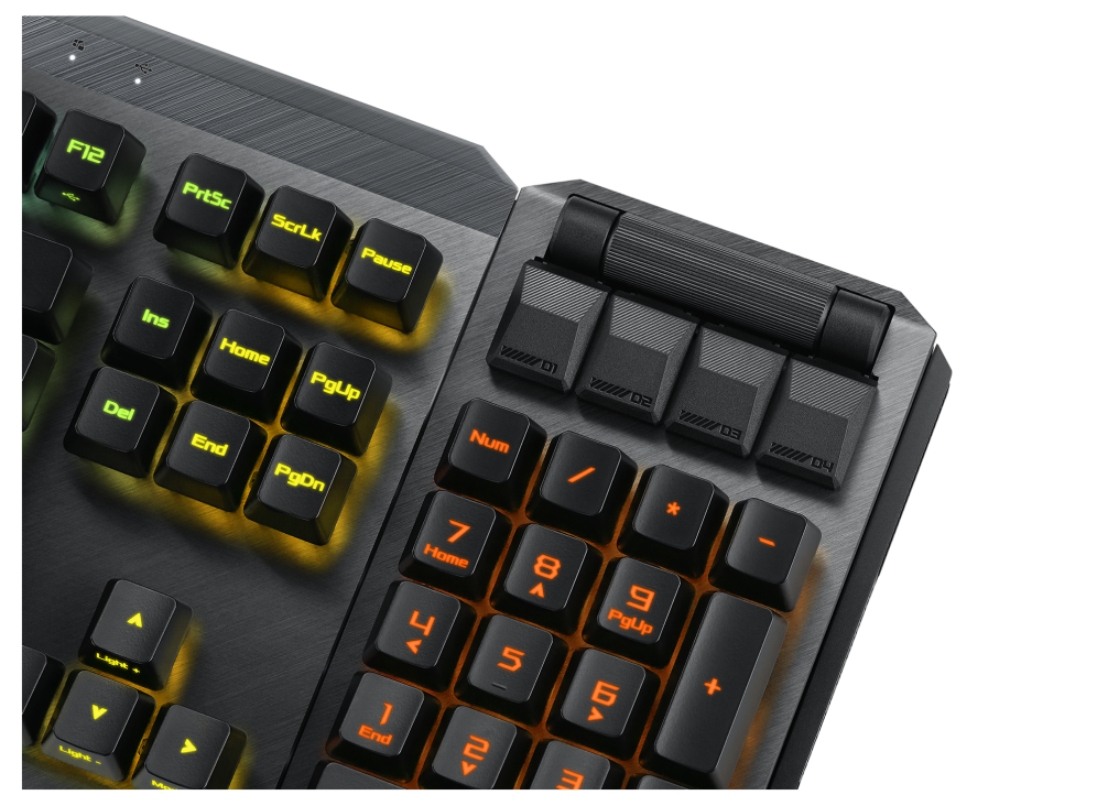 ASUS ROG Claymore II Wireless Gaming Keyboard, ROG RX Optical Switches, Detachable Numpad thumbnail 2