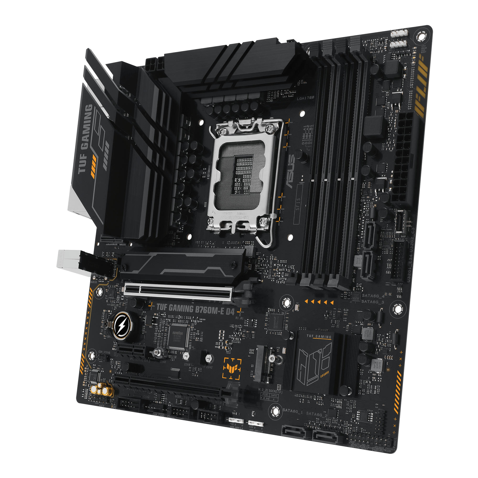 ASUS TUF GAMING B760M-E D4 Motherboard Socket Intel LGA 1700 2