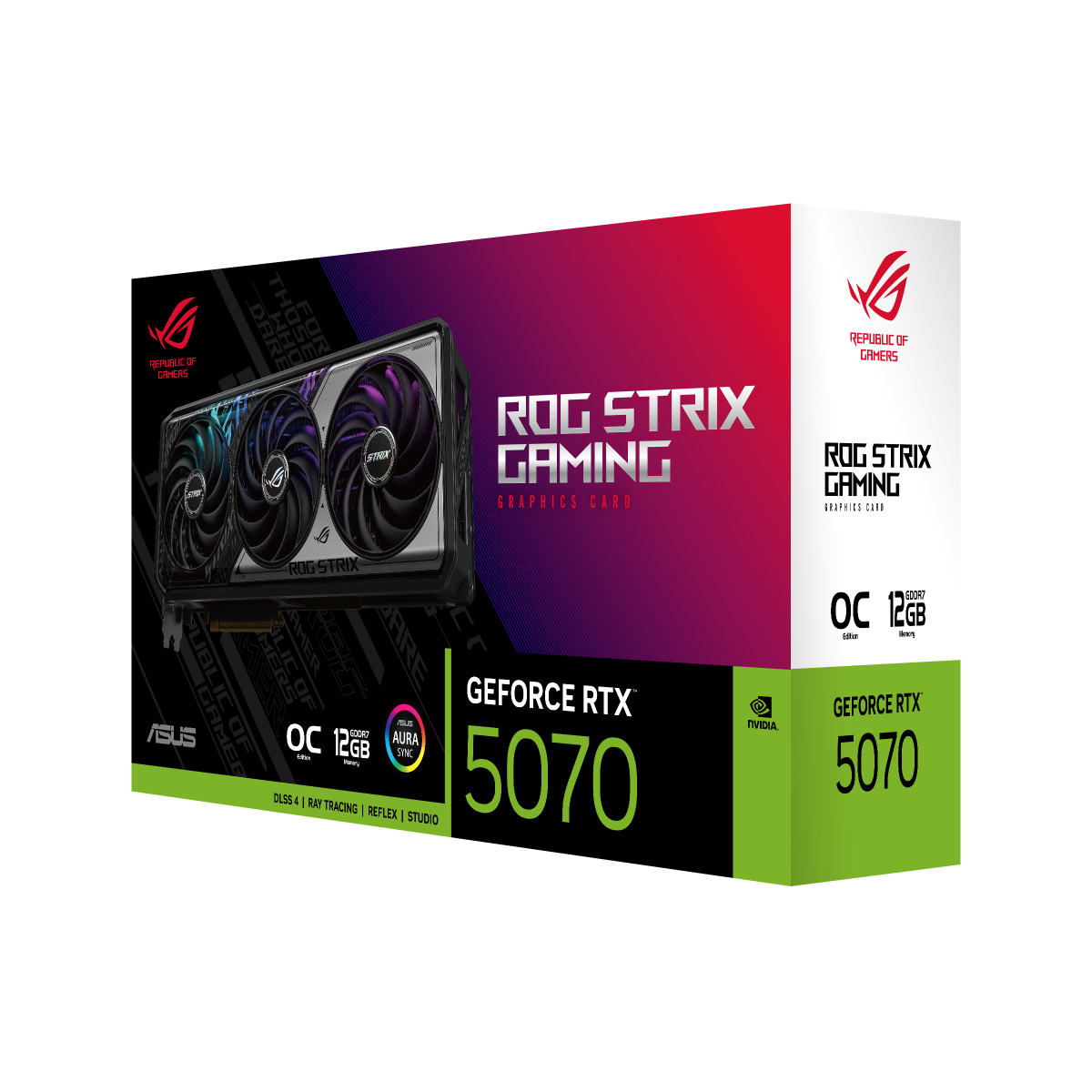 ASUS ROG Strix GeForce RTX 5070 OC Edition 12GB GDDR7 Gaming Grafikkarte thumbnail 4