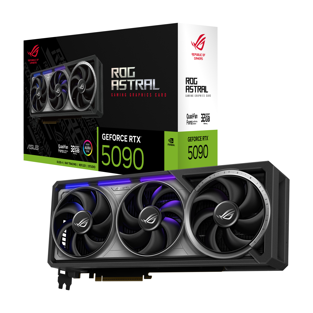 ASUS ROG Astral GeForce RTX 5090 32GB GDDR7 Gaming Grafikkarte thumbnail 5