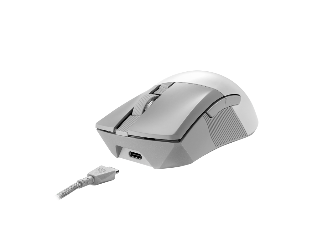 ASUS ROG Gladius III Wireless AimPoint White RGB Gaming Mouse thumbnail 3
