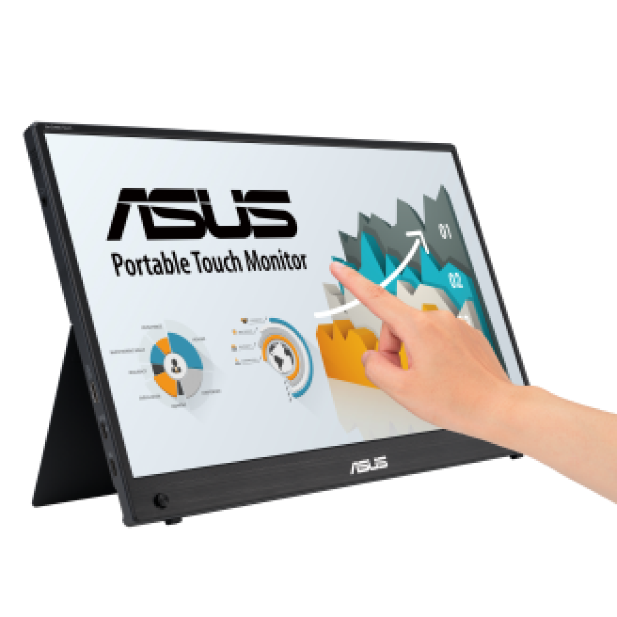 ASUS ZenScreen Touch MB16AMTR tragbarer 16 Zoll Monitor 