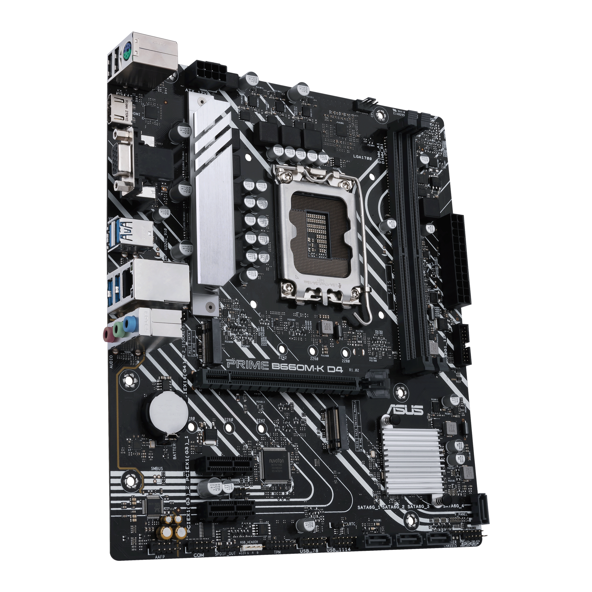 ASUS PRIME B660M-K D4 Gaming Mainboard Sockel Intel LGA 1700 2