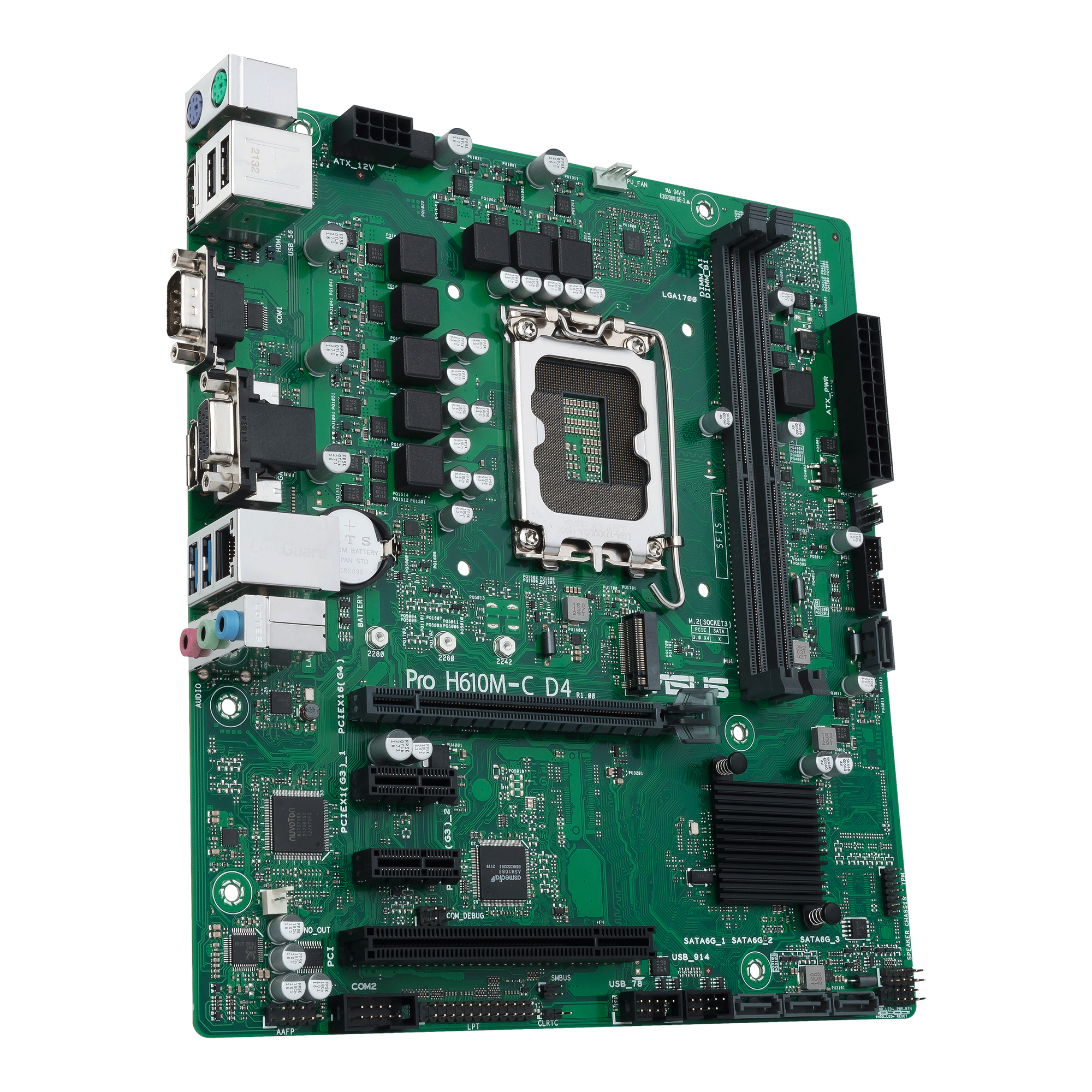 ASUS Pro H610M-C D4-CSM Business Mainboard Sockel Intel LGA 1700 2