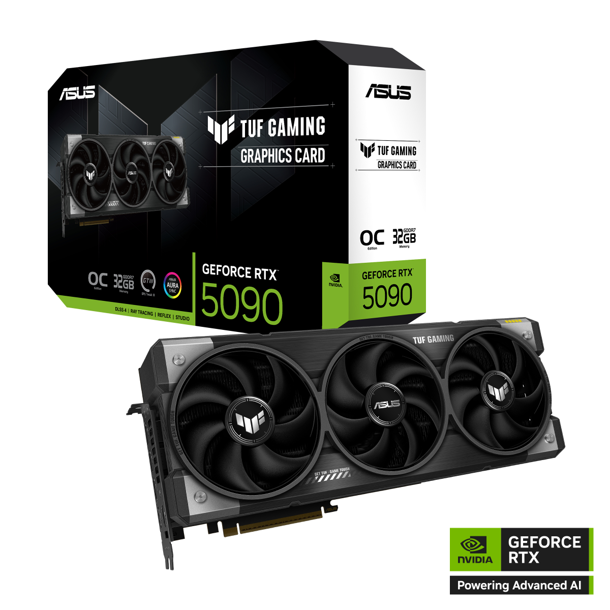 ASUS TUF Gaming GeForce RTX 5090 OC Edition 32GB GDDR7 Gaming Grafikkarte