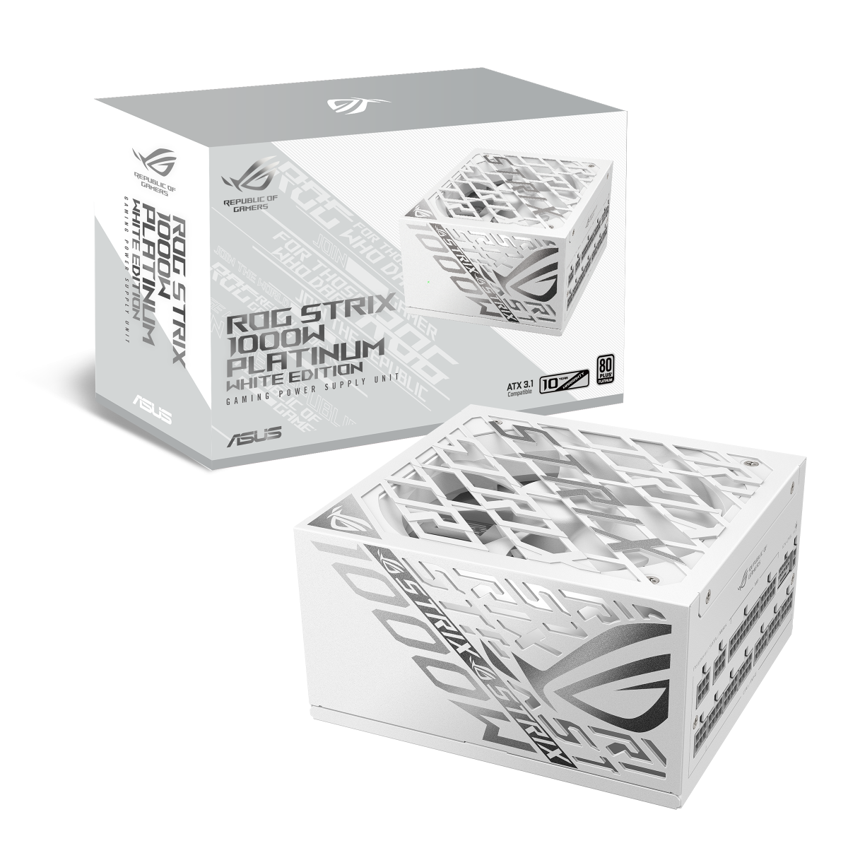 ASUS ROG Strix 1000W Platinum White Edition Gaming Netzteil 1