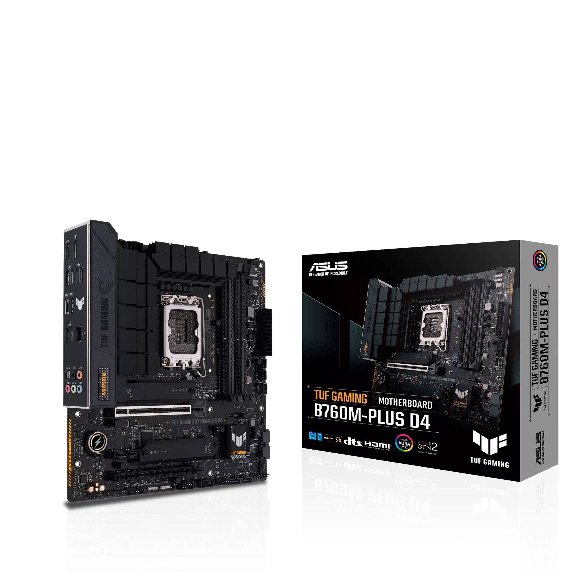 ASUS TUF GAMING B760M-PLUS D4 Mainboard Sockel Intel LGA 1700