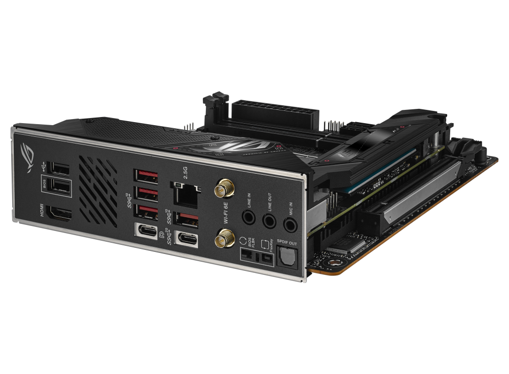 ASUS ROG STRIX B650E-I GAMING WIFI motherboard socket AMD AM5 thumbnail 3
