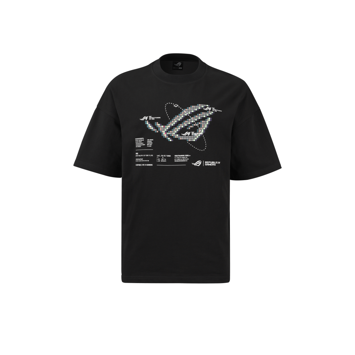 ASUS ROG PixelVerse Gaming T-Shirt Black 2