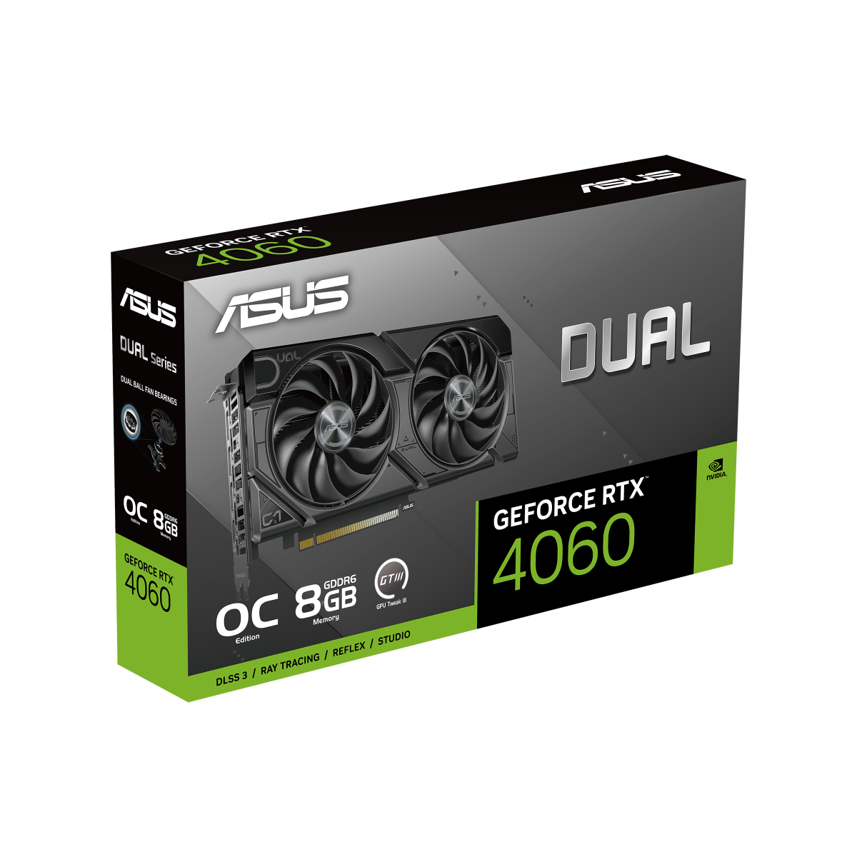 ASUS Dual GeForce RTX 4060 EVO OC Edition 8GB GDDR6 Gaming Grafikkarte