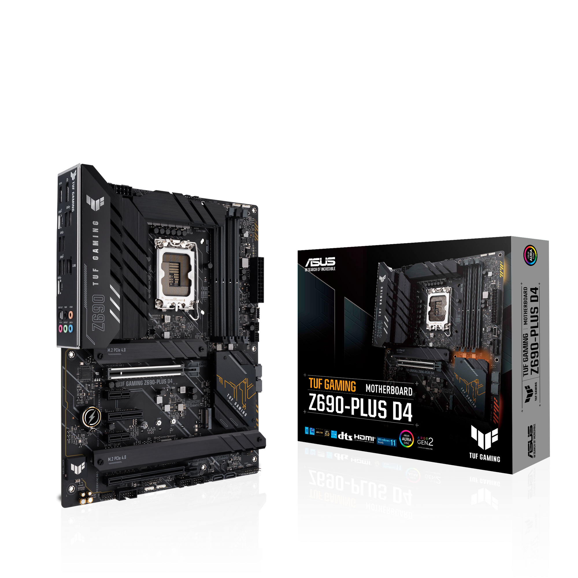 ASUS TUF Gaming Z690-Plus D4 Socket Intel Carte mère LGA 1700 thumbnail 3